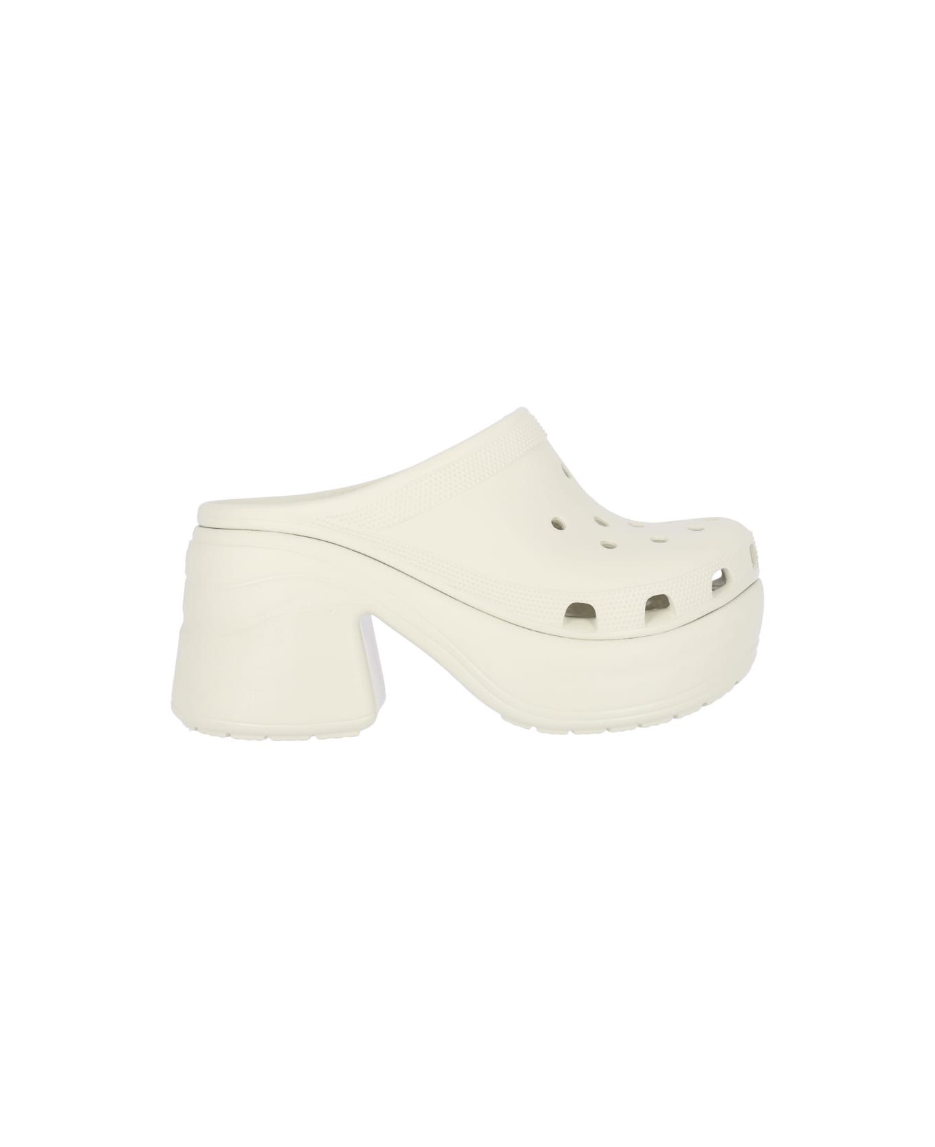 Crocs Mules Platform "siren" - Cream