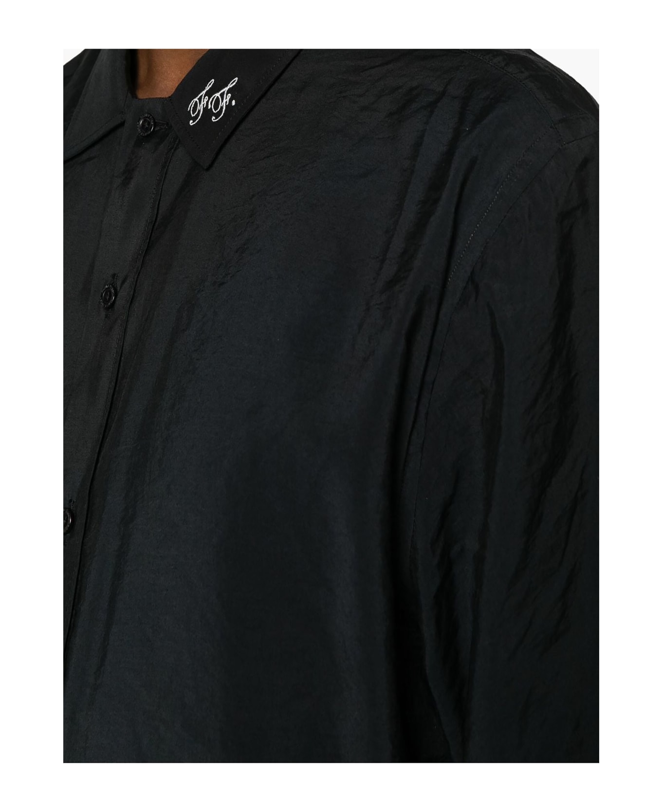 Family First Milano Black Cupro Shirt - BLACK シャツ