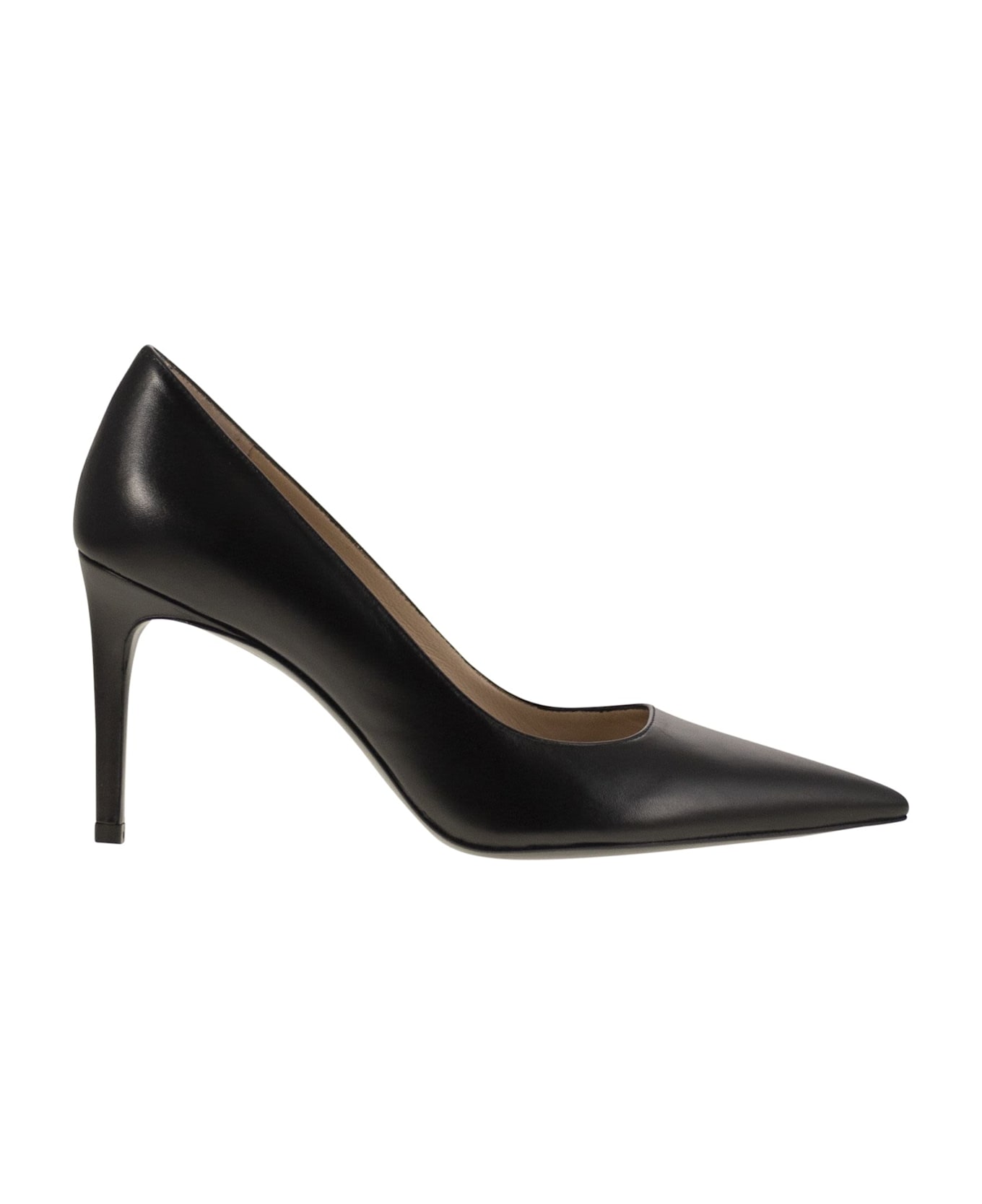 Stuart Weitzman Stuart Power 85 - Leather Pumps - Black