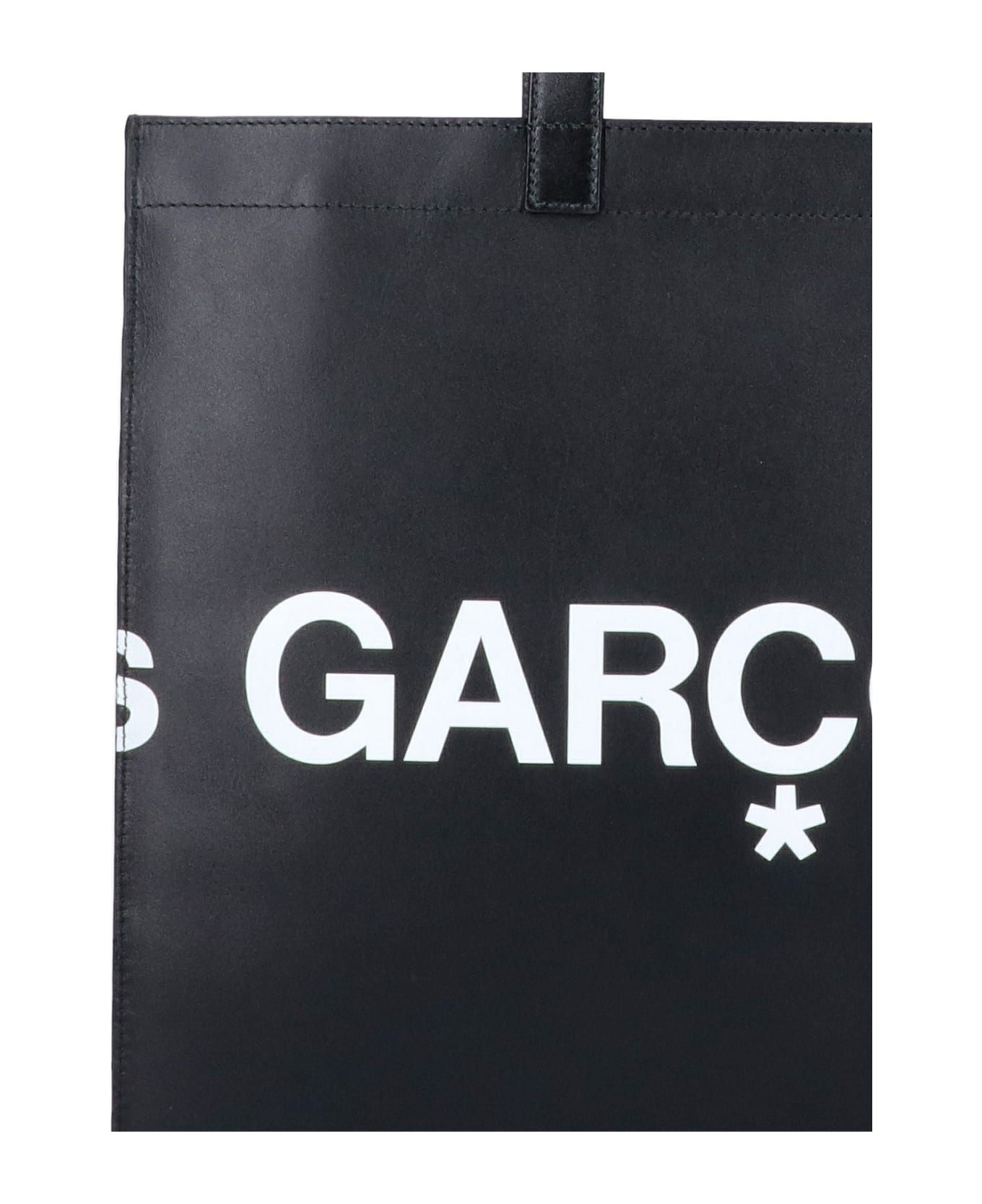 Comme des Garçons Wallet Logo Tote Bag - Black  