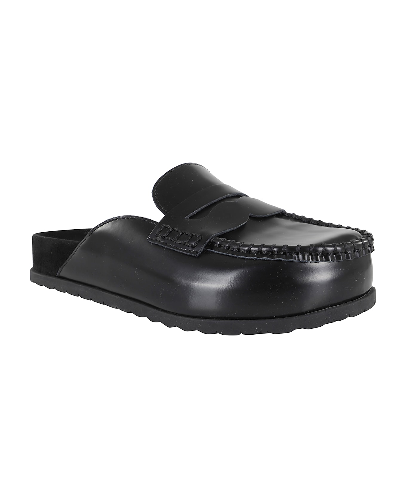 Ash Soft Polish - Black サンダル