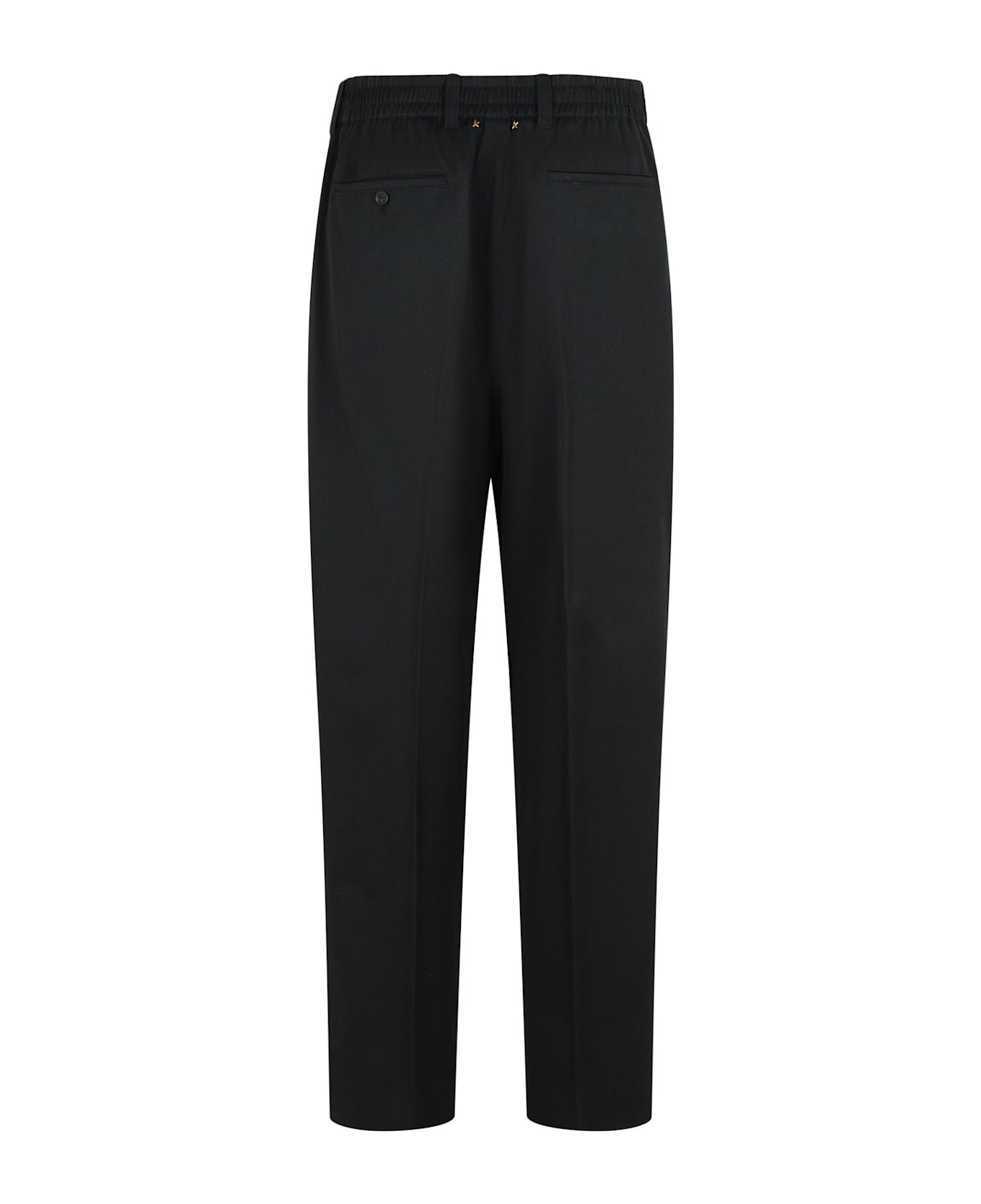 Golden Goose 'slacks' Black Virgin Wool Pants - Black