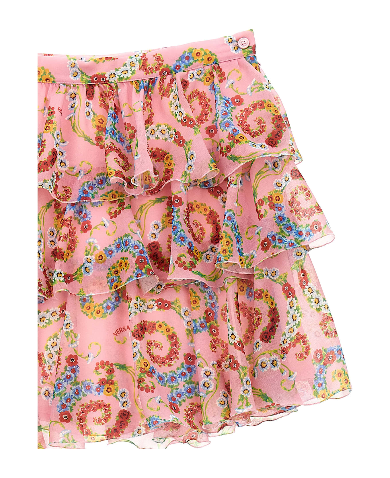 Versace 
geo Poly Barocco Flower
 Skirt - Multicolor