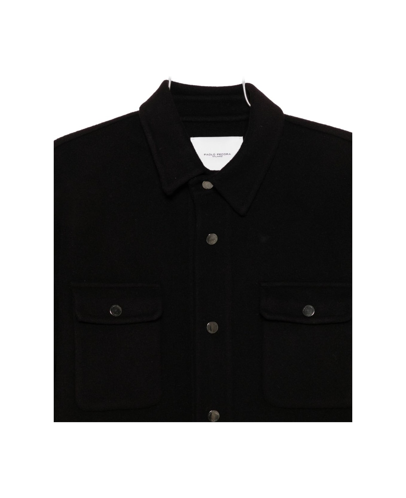 Paolo Pecora Wool Jacket - Brown