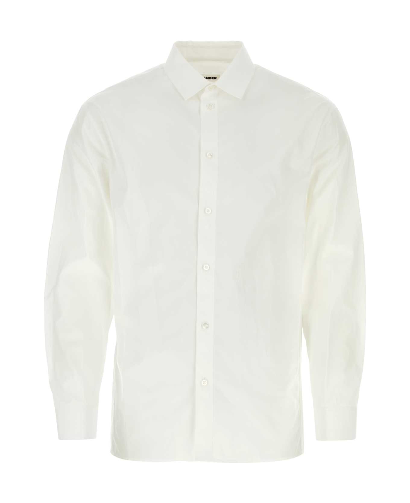 Jil Sander White Poplin Shirt - 100 シャツ