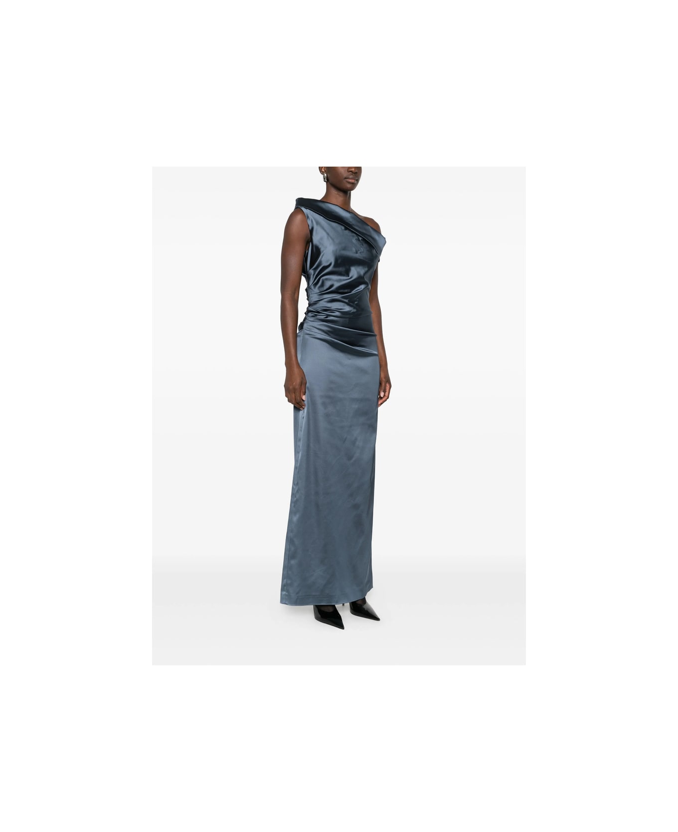 Max Mara Pianoforte Dress - BLUE