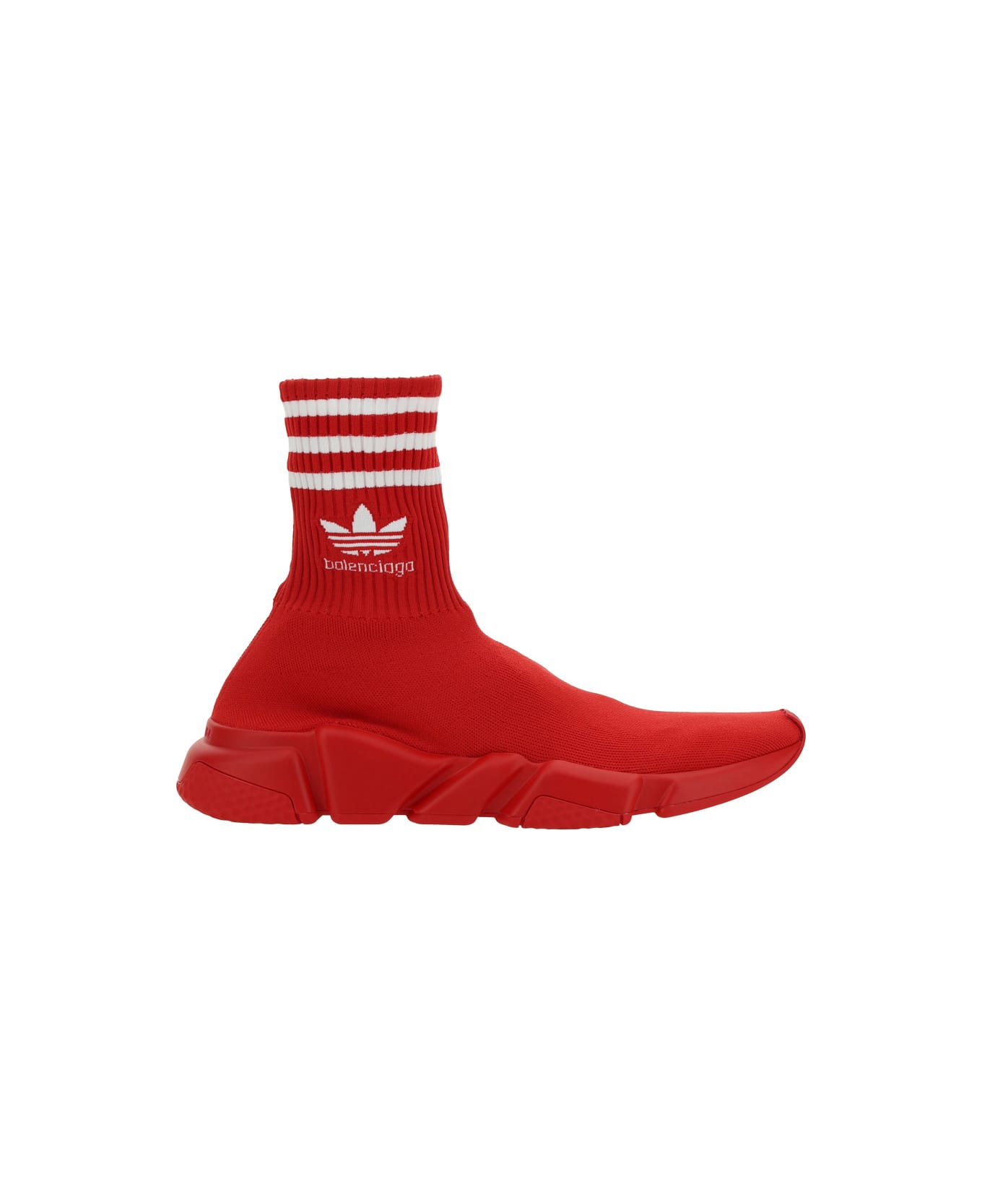 Balenciaga X Adidas -speed Trainers Knitted Sock-sneakers - red