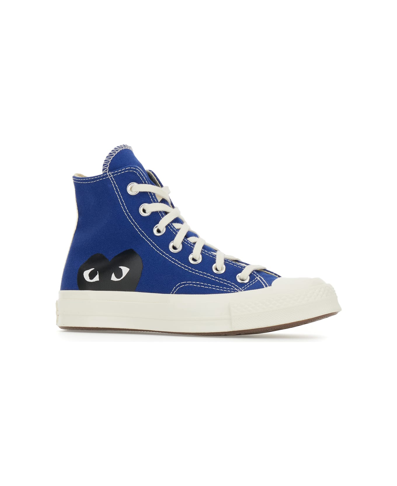 Comme des Garçons Play Blue Canvas Chuck 70 Sneakers - 2