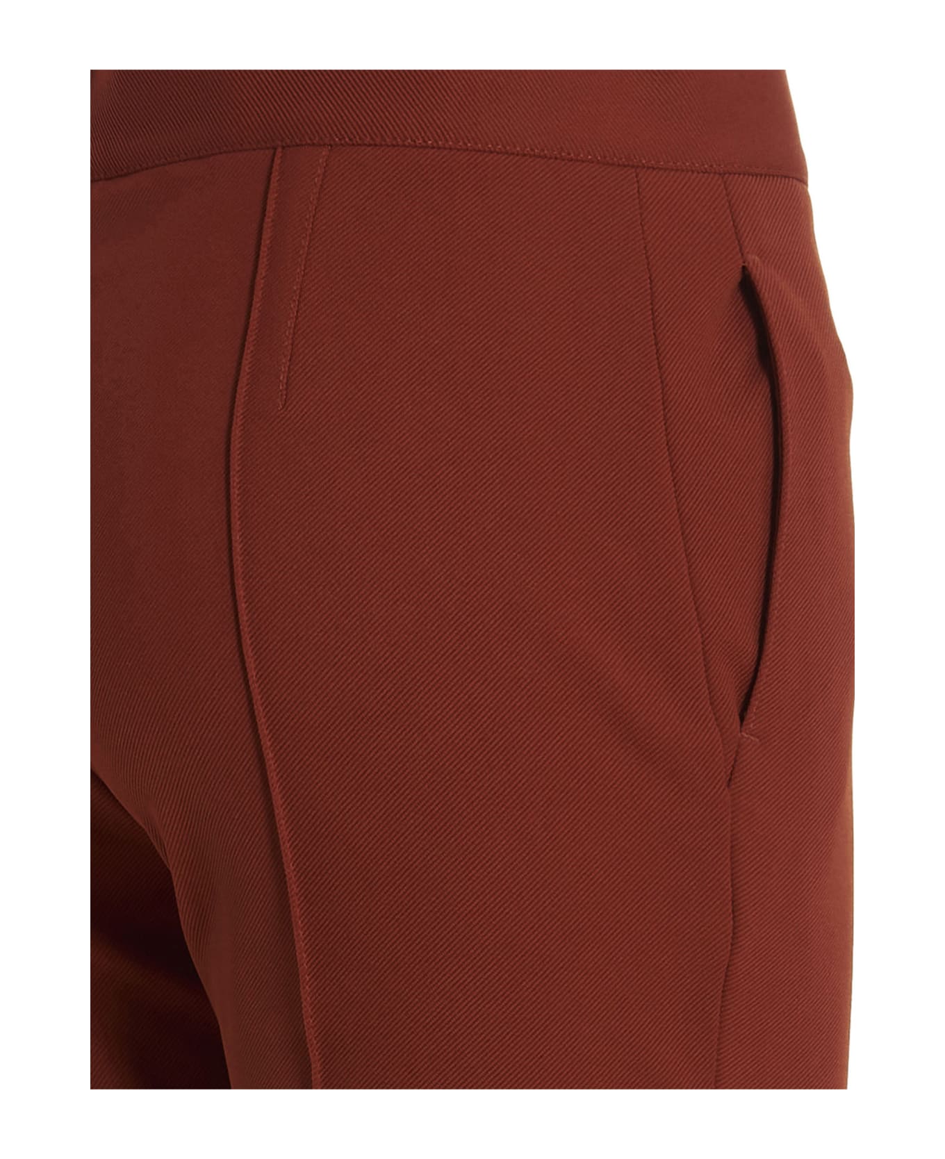 Ferragamo Diagonal Jersey' Pants - Orange