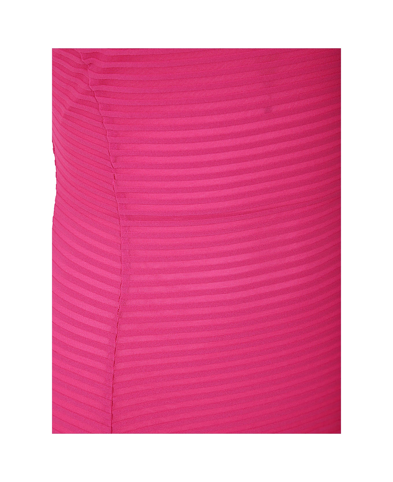 Emporio Armani Striped Long Dress - Electric Pink ワンピース＆ドレス