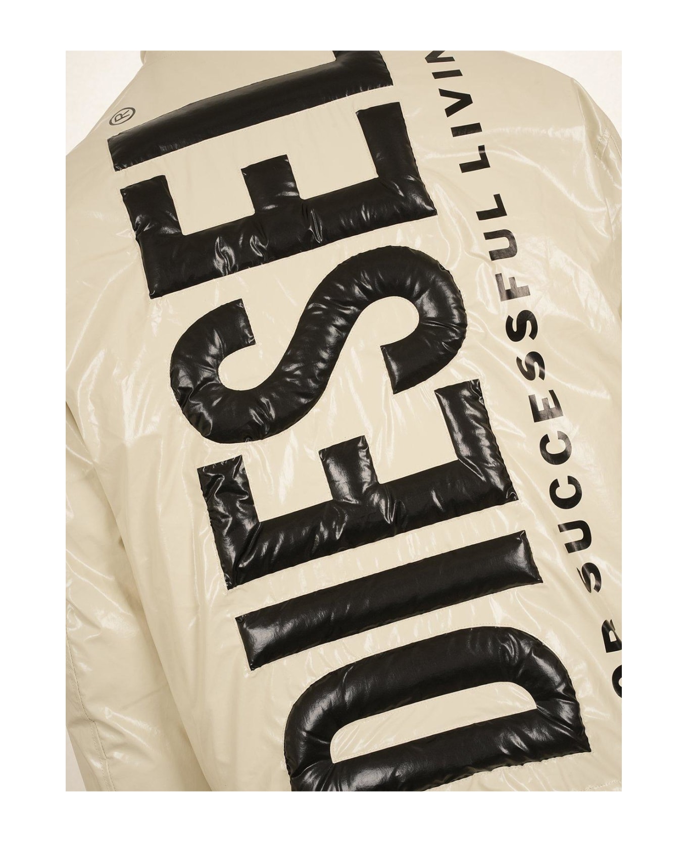 Diesel Logo-patch Funnel Neck Padded Jacket