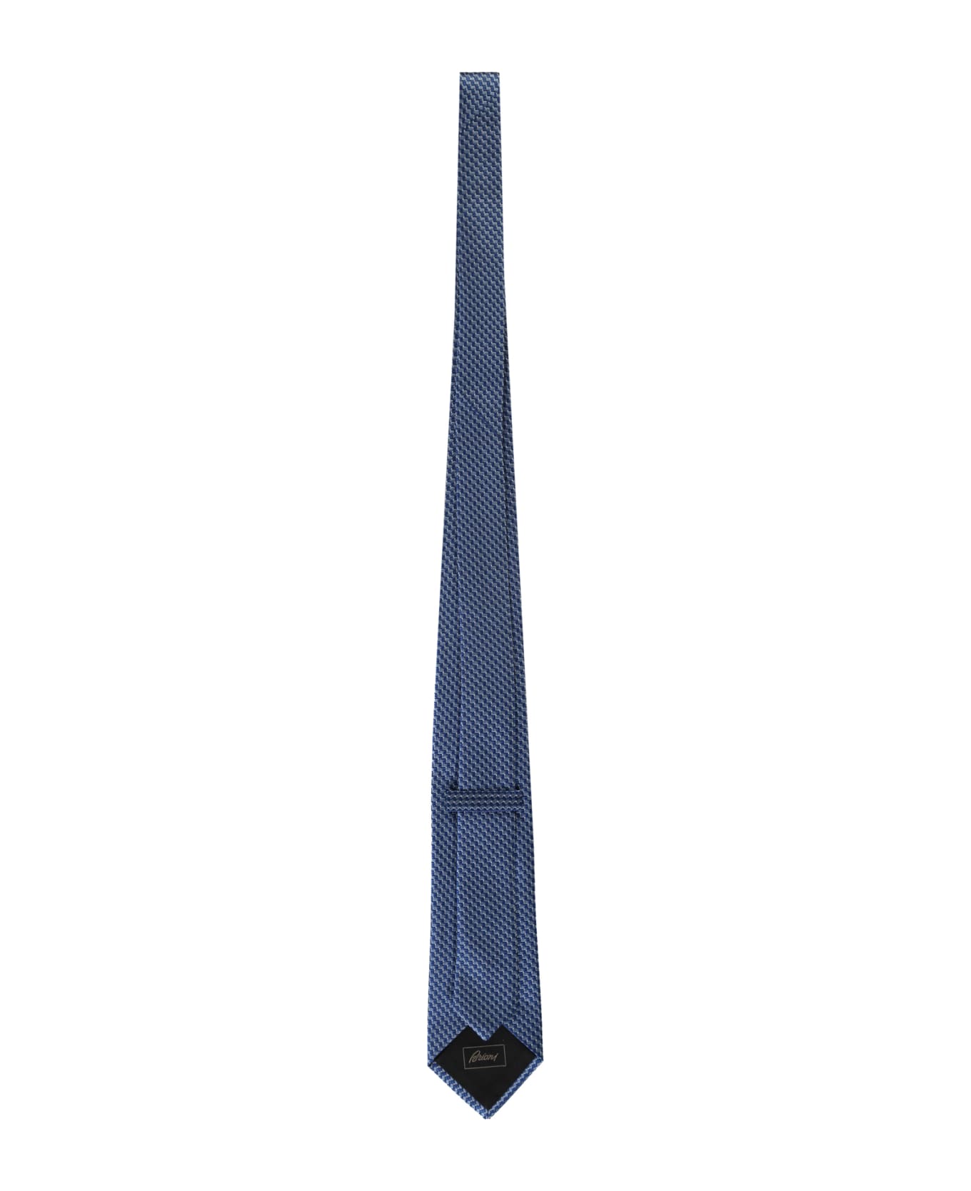 Brioni Silk Tie - blue