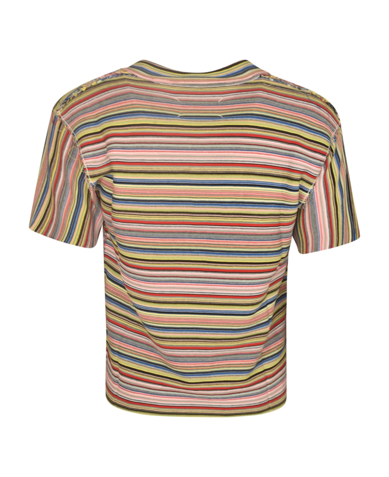 Maison Margiela Striped Polo Shirt - STRIPES COLOR MIX
