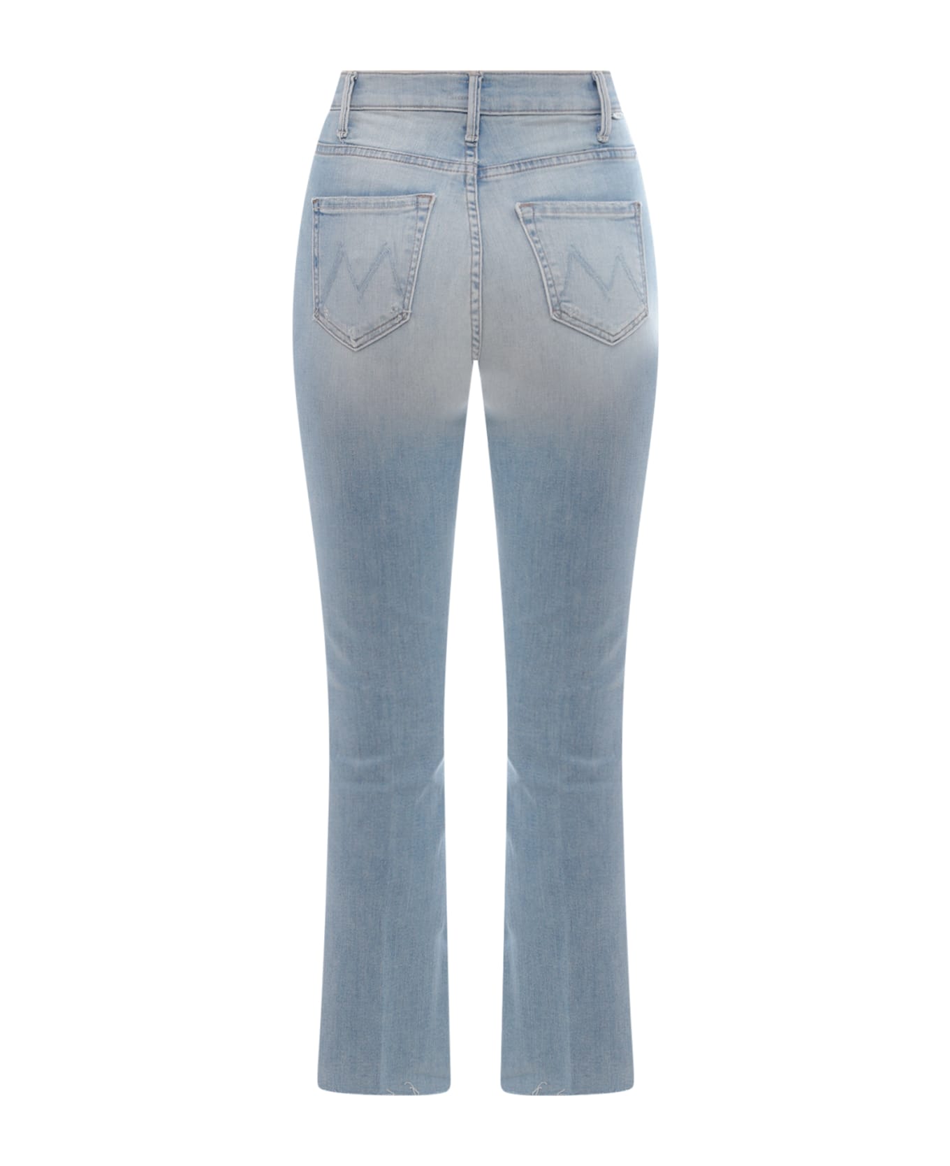 Mother The Hustler Ankle Fray Jeans - Crs Azzurro