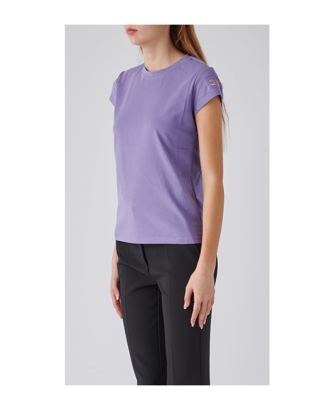 Elisabetta Franchi Cotton T-shirt - IRIS Tシャツ