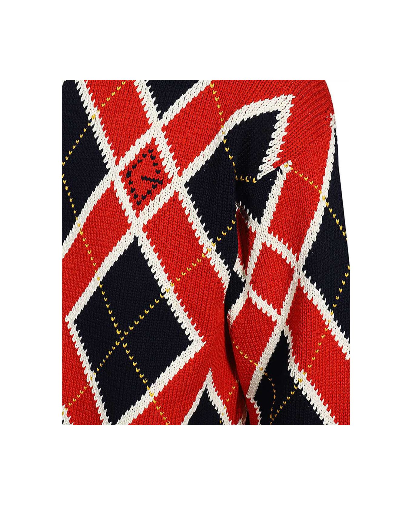 Gucci Cotton Crew-neck Sweater - red