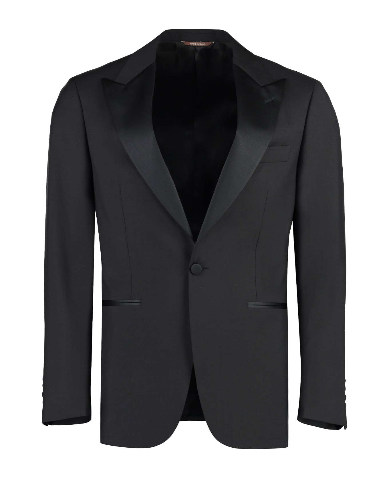Canali Wool-mohair Blend Two-pieces Suit - black