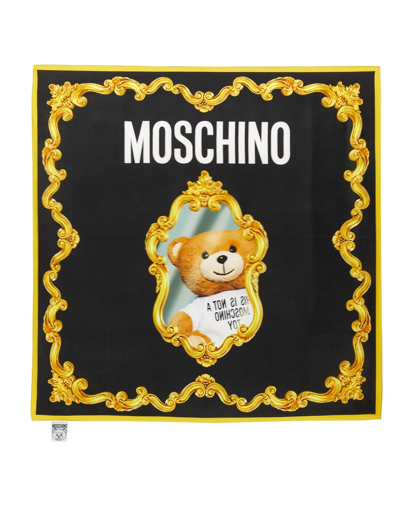 Moschino Teddy Mirror Scarf - 1555 スカーフ＆ストール