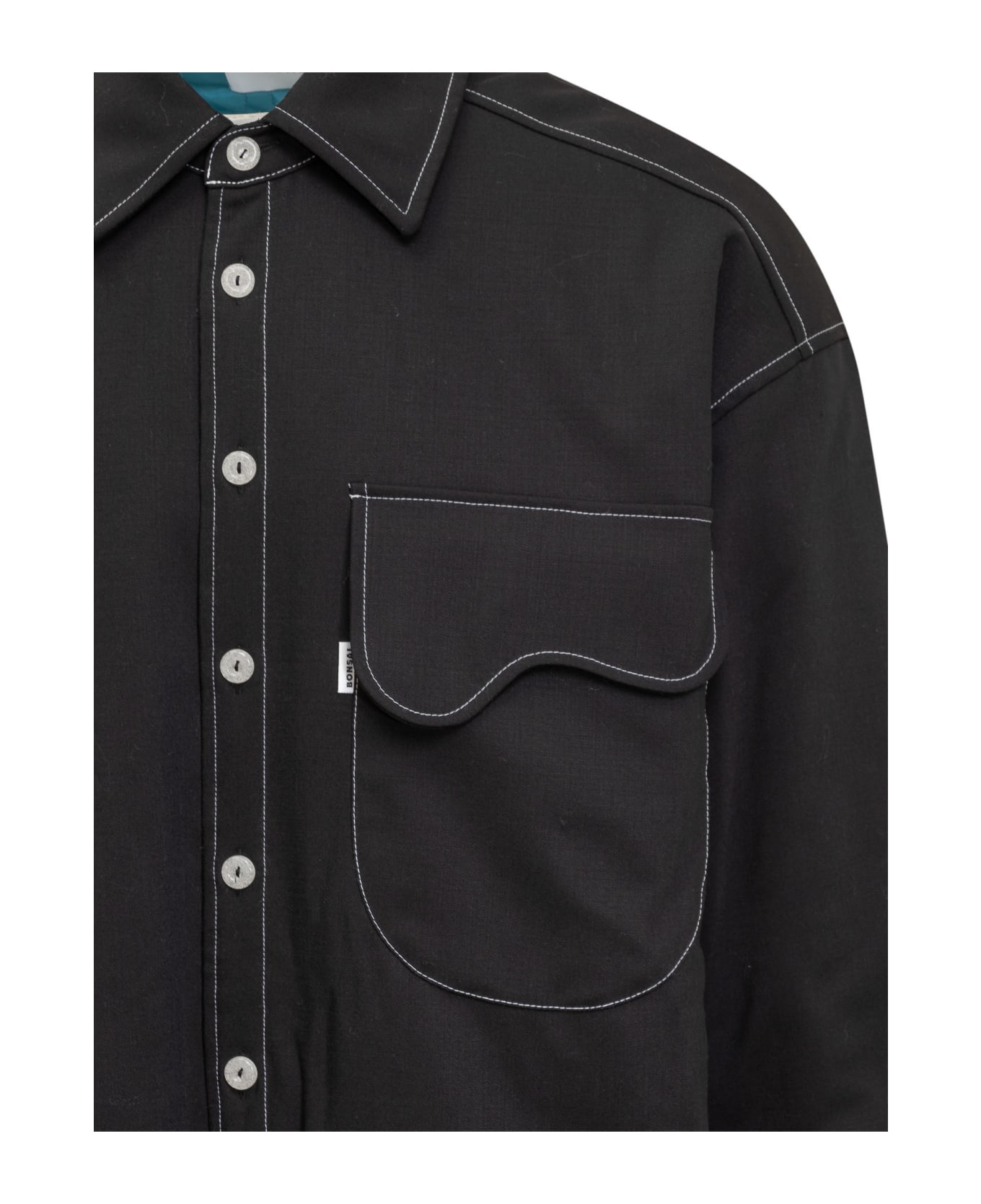 Bonsai Over Shirt - BLACK シャツ