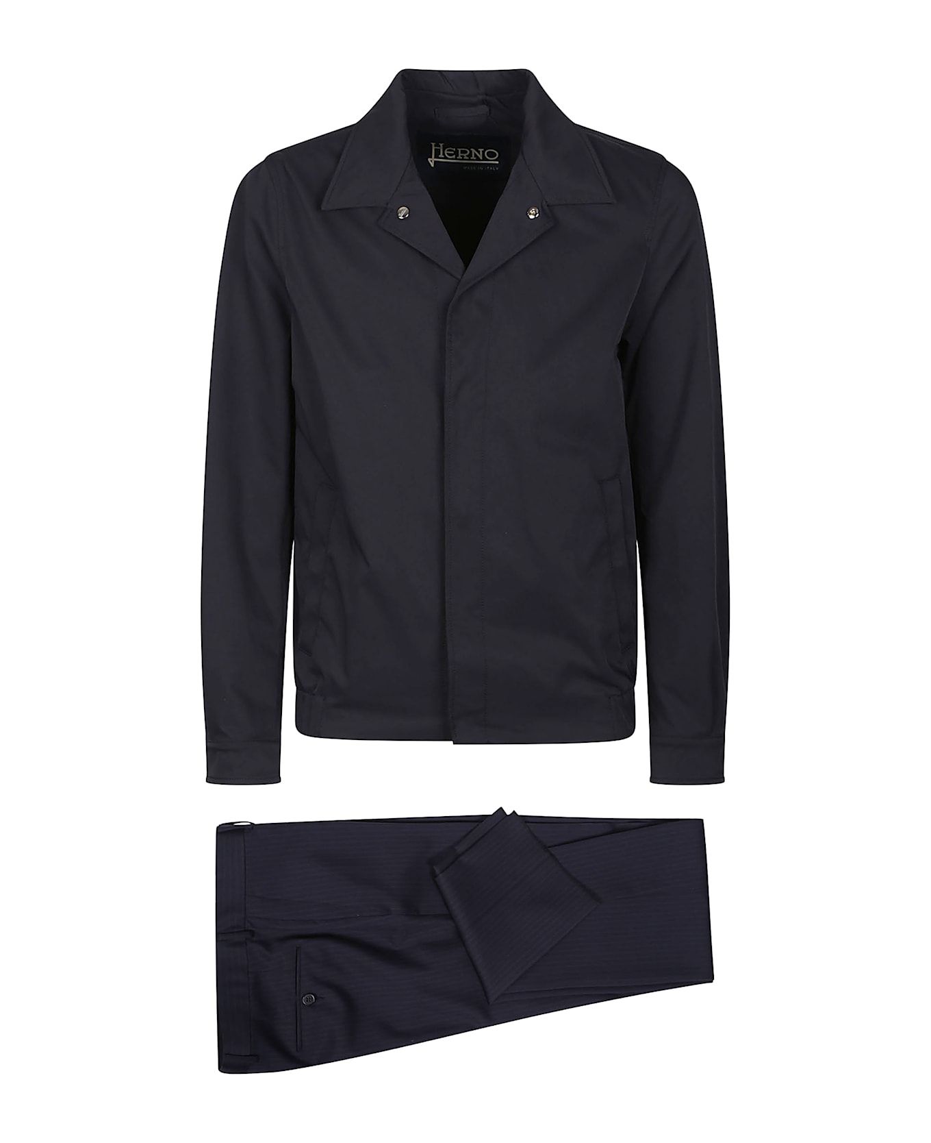 Herno Cotton Feel Shirt Jacket - Blu