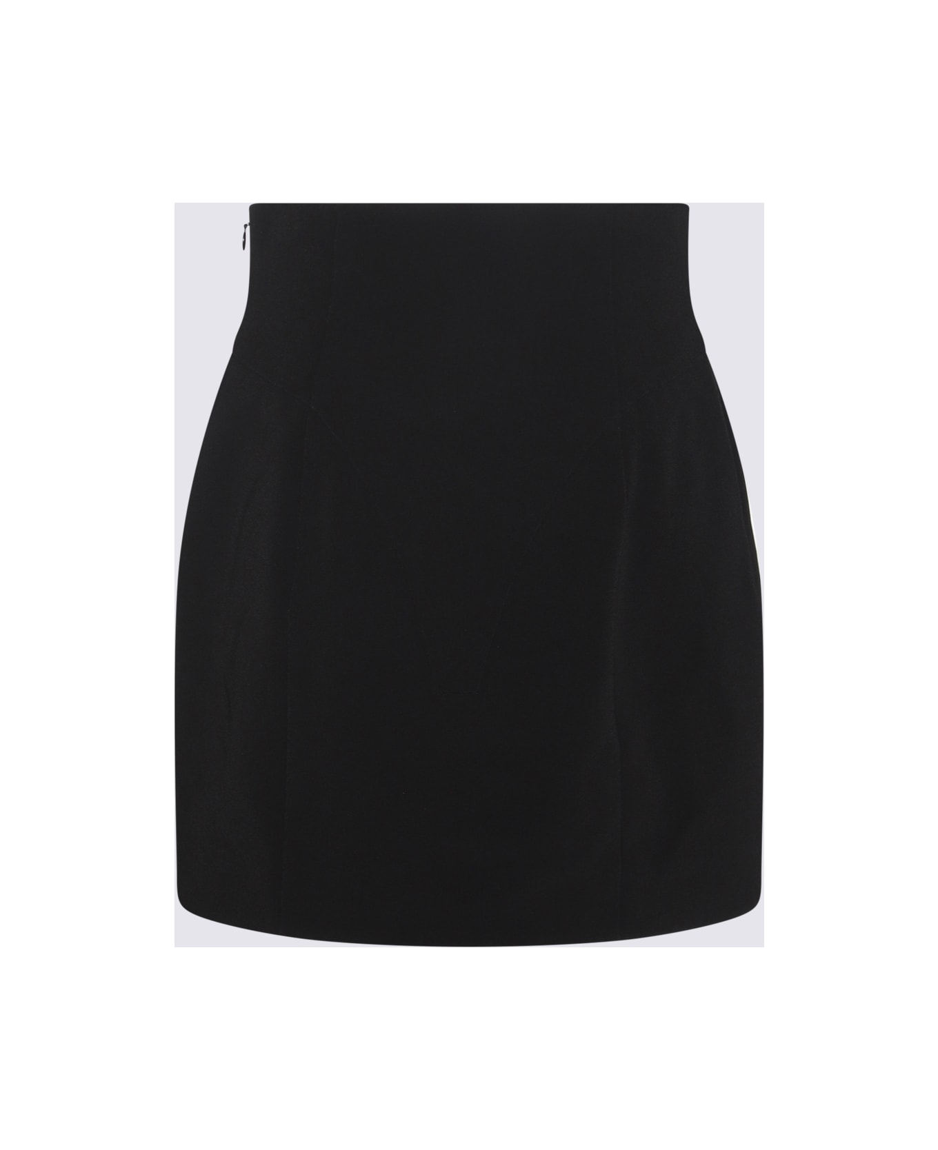 スカート BALMAIN BLACK VISCOSE BLEND SKIRT Balmain Viscose Blend Skirts in Black | Lyst