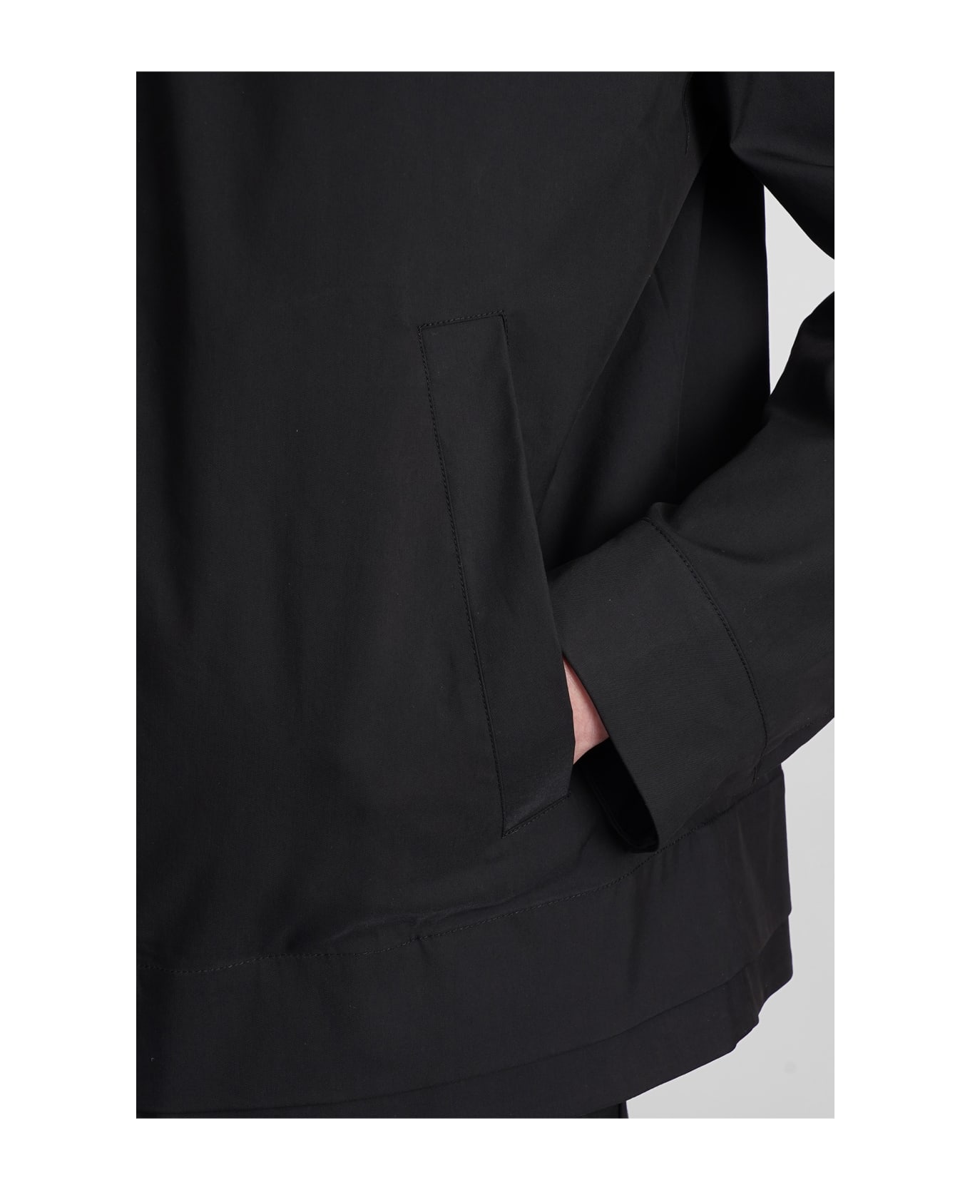 Neil Barrett Casual Jacket In Black Cotton - black