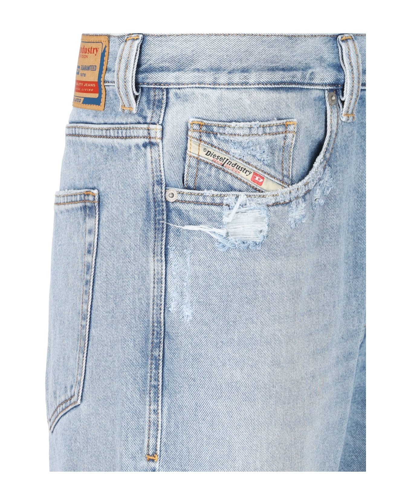 Diesel Straight-leg Distressed Jeans Diesel