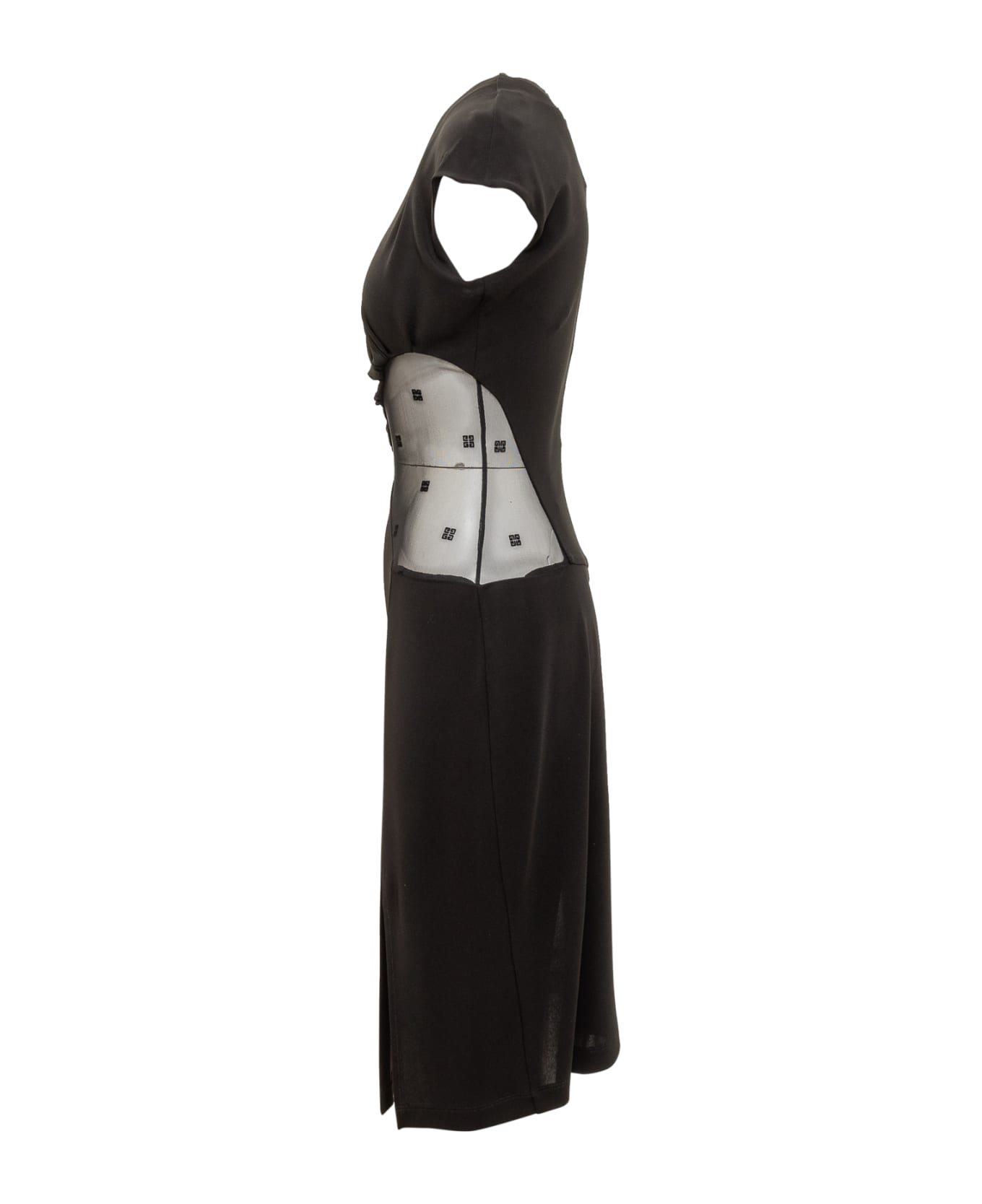 Givenchy Cut Out Sheath Dress - black