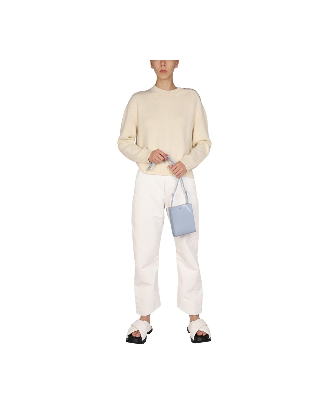 Jil Sander Workwear Pants - WHITE ボトムス