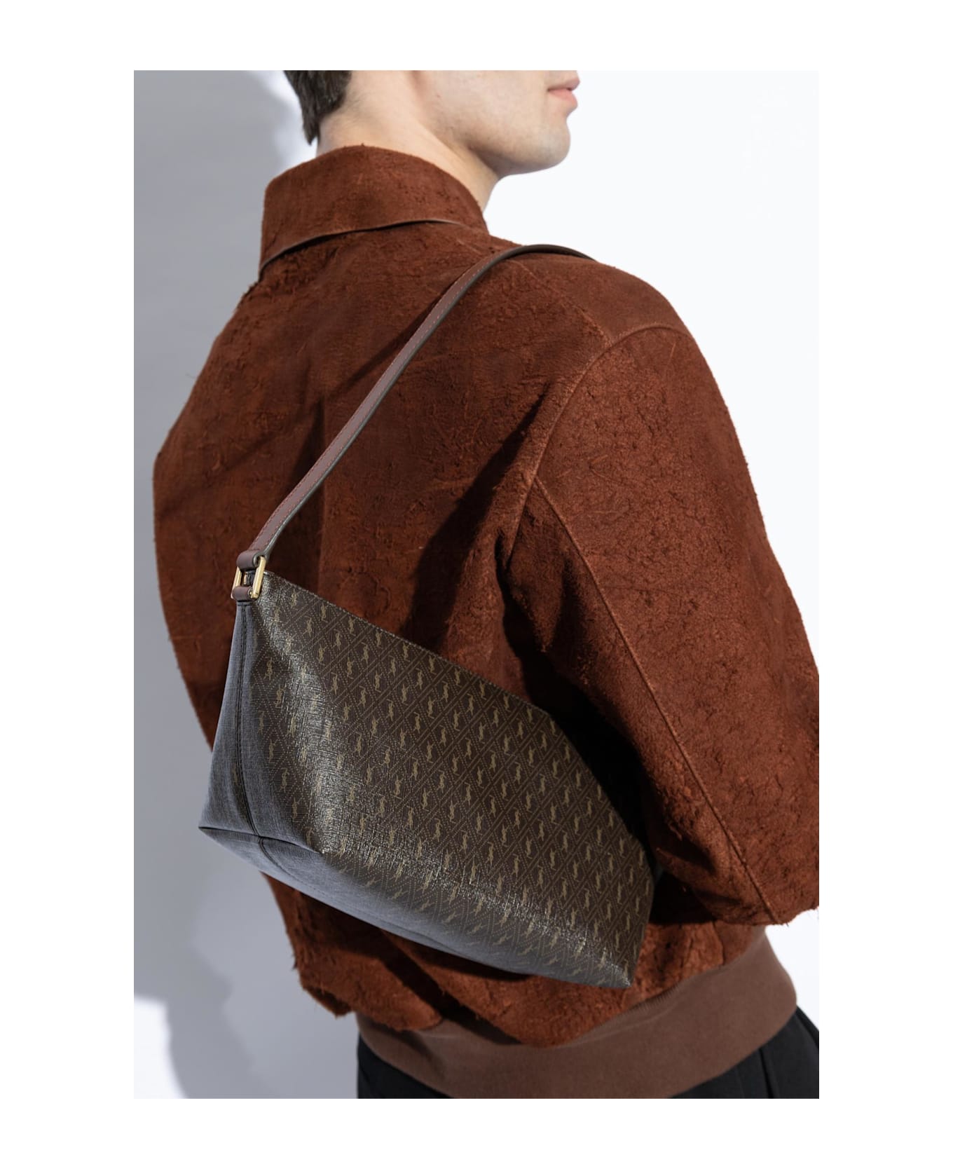 Saint Laurent Shoulder Bag 
le Monogramme
 - BROWN
