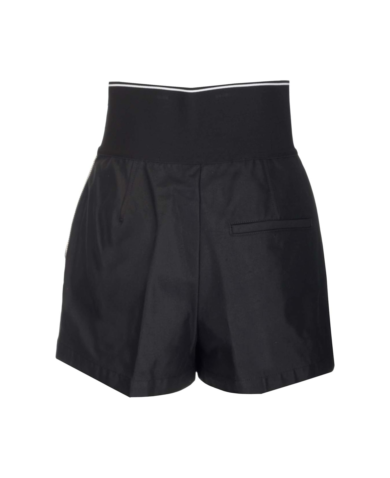 Alexander Wang Black Cotton Shorts - Nero