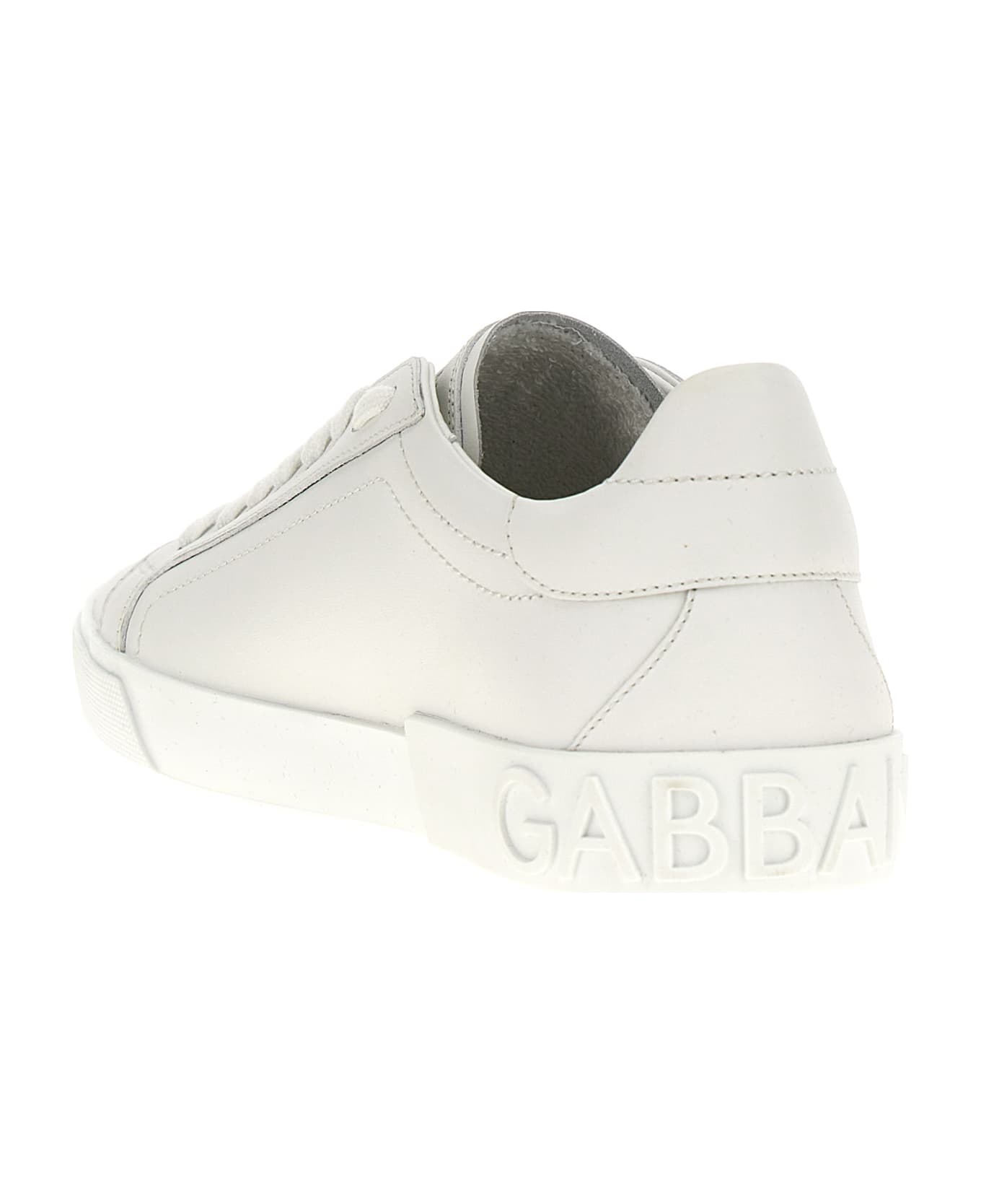 Dolce & Gabbana 'portofino Vintage' Sneakers - White