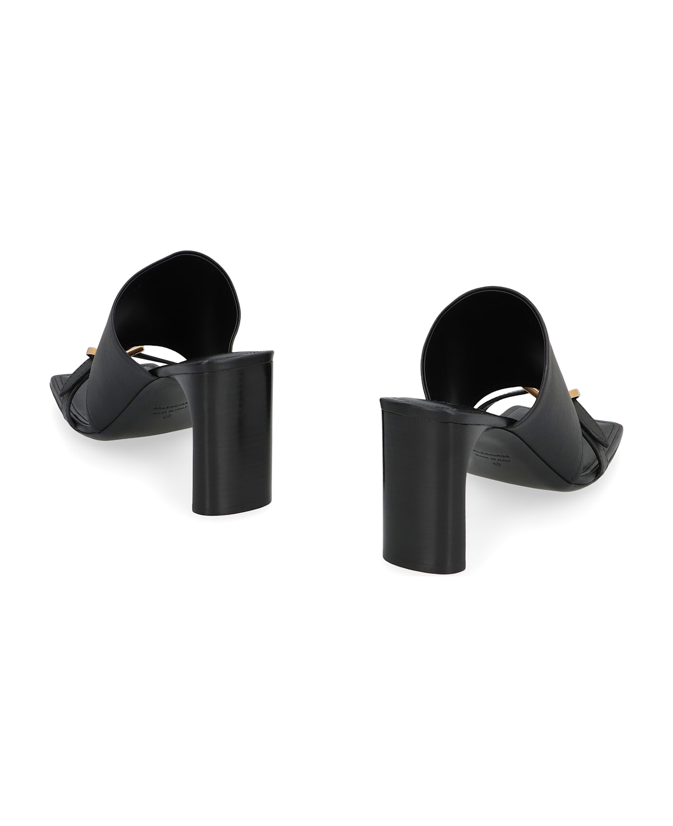 Balenciaga Bel Air Leather Sandals - black