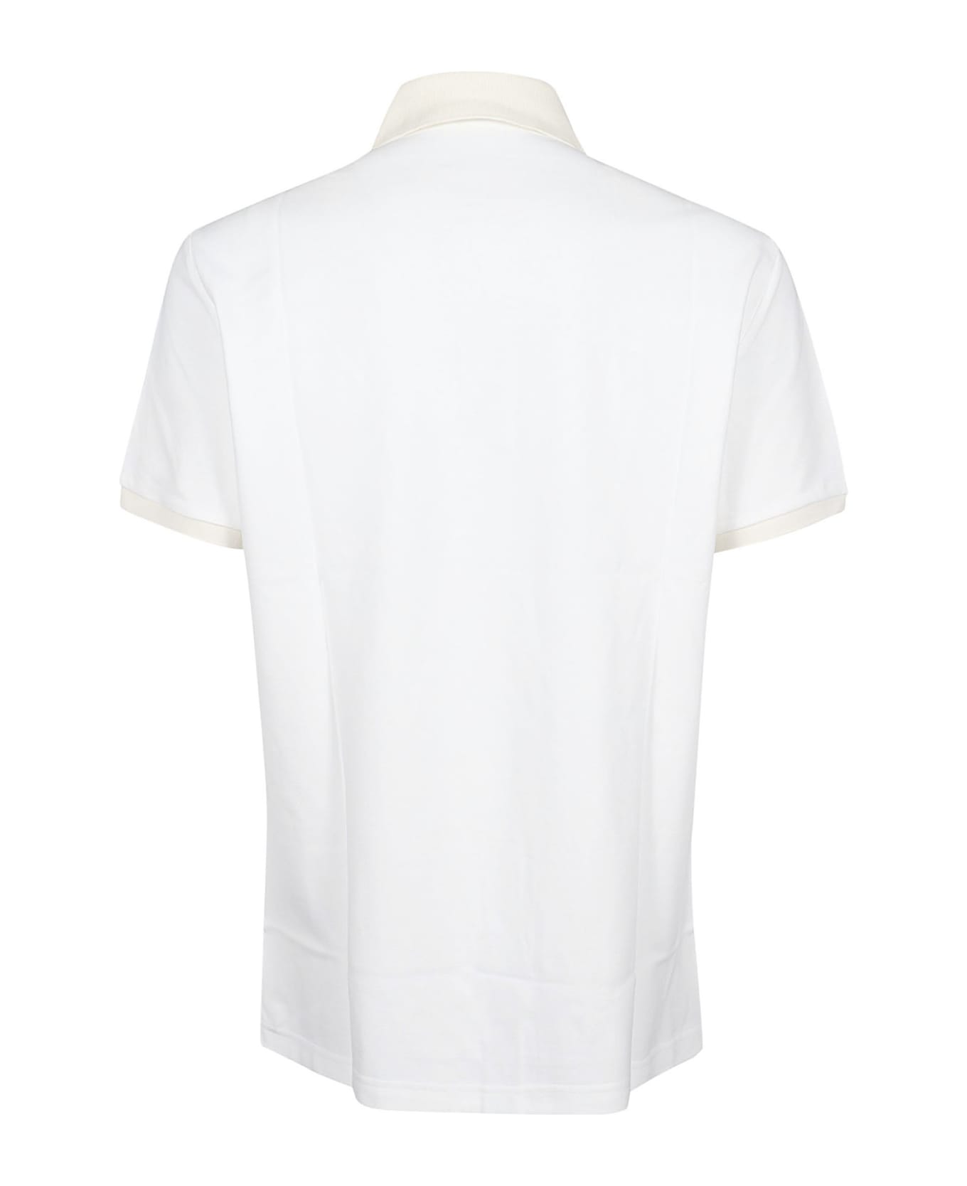 Etro Roma Short Sleeve Polo Shirt - Bianco