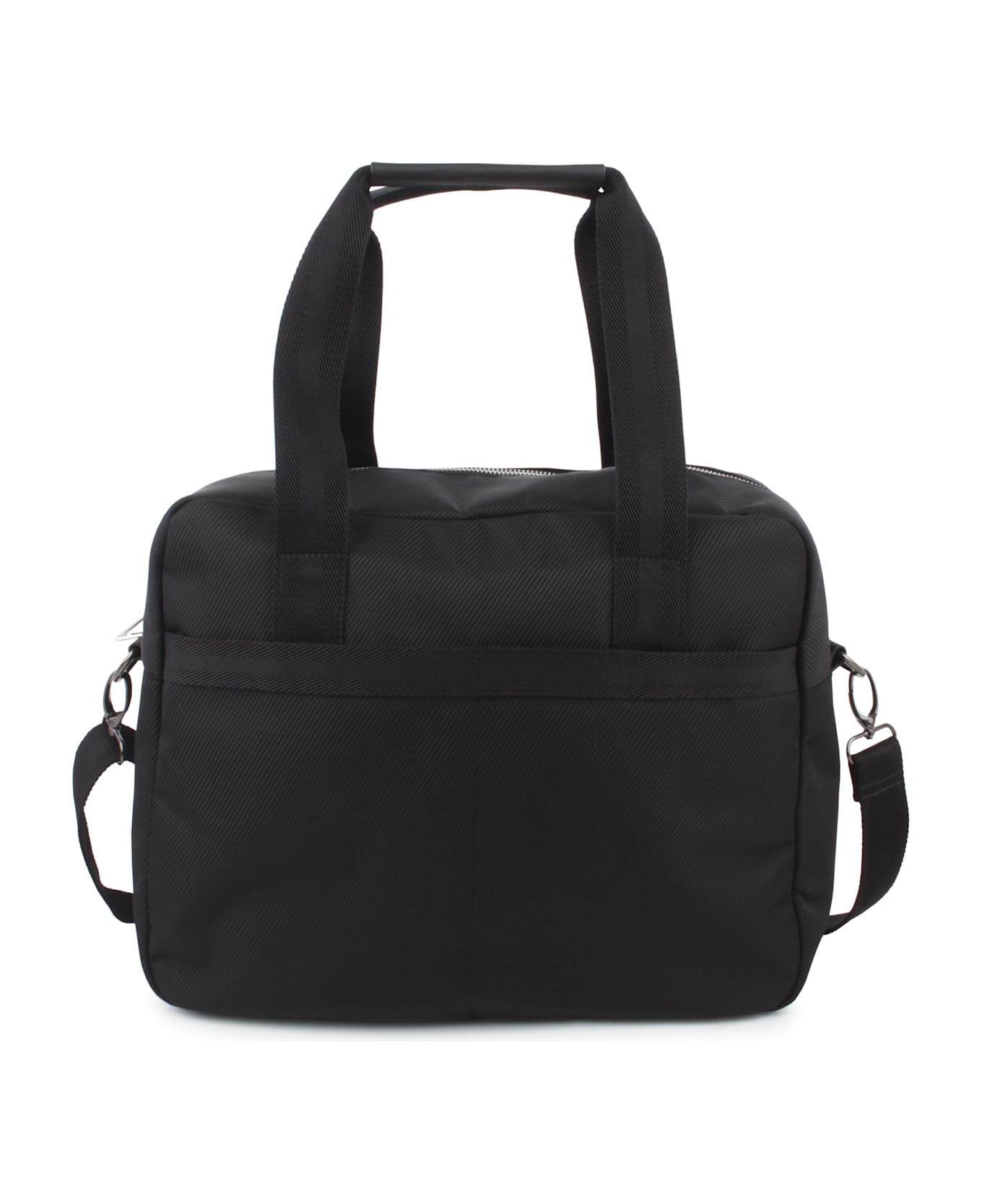 Hugo Boss Borsa Fasciatoio Con Applicazione - Black