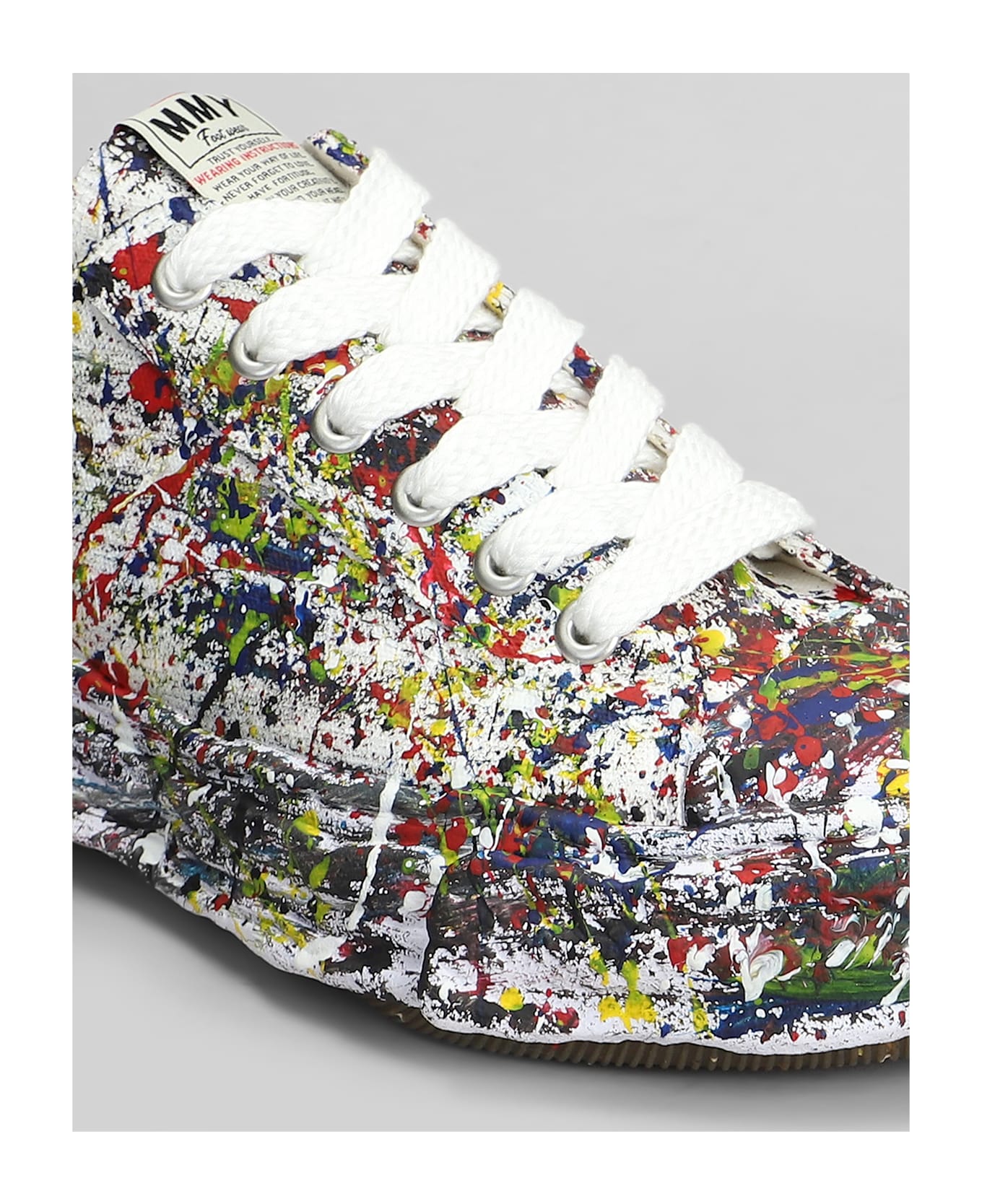 Mihara Yasuhiro Peterson 23 Sneakers In White Cotton - white