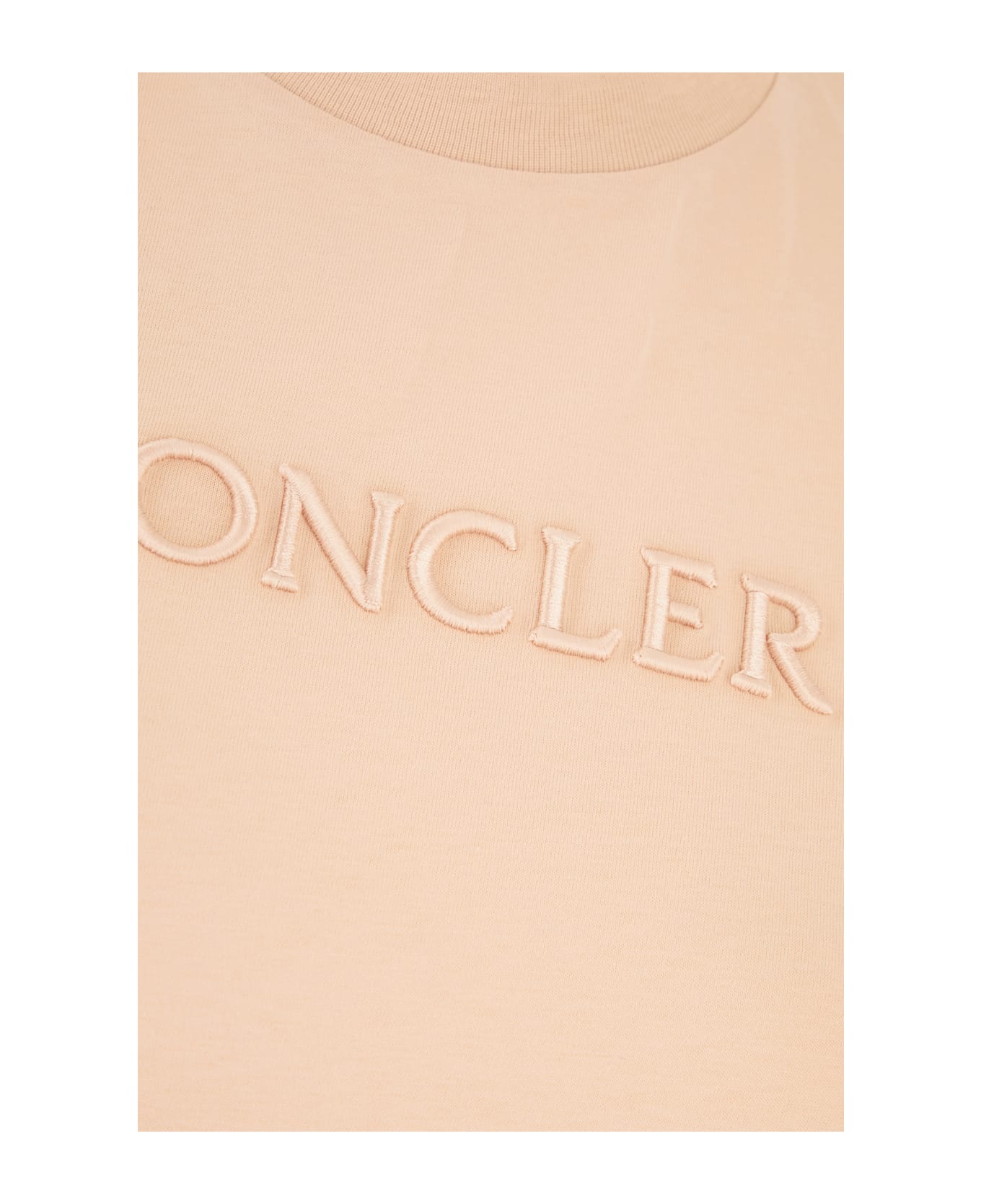 Moncler Pink Cotton T-shirt - PINK