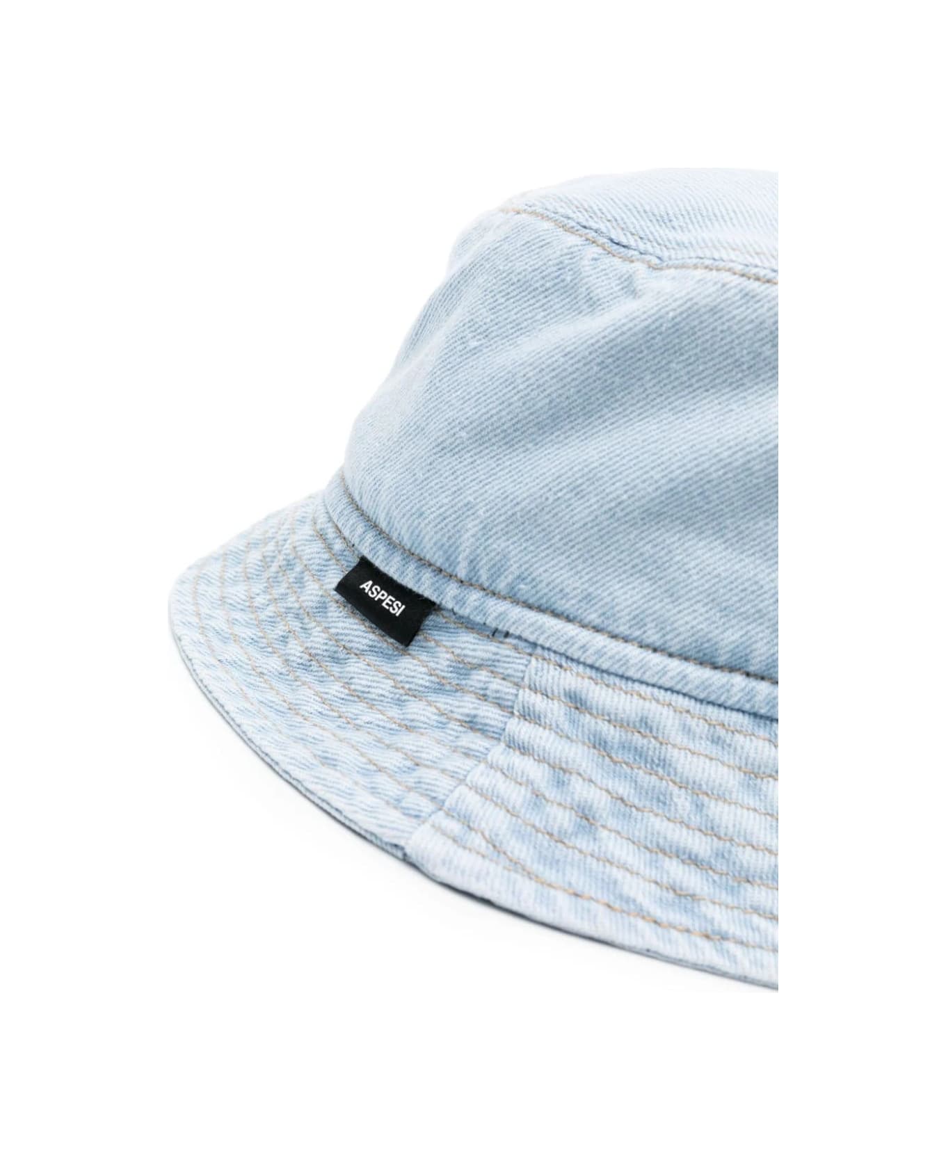 Aspesi Cappello Con Logo - Blue