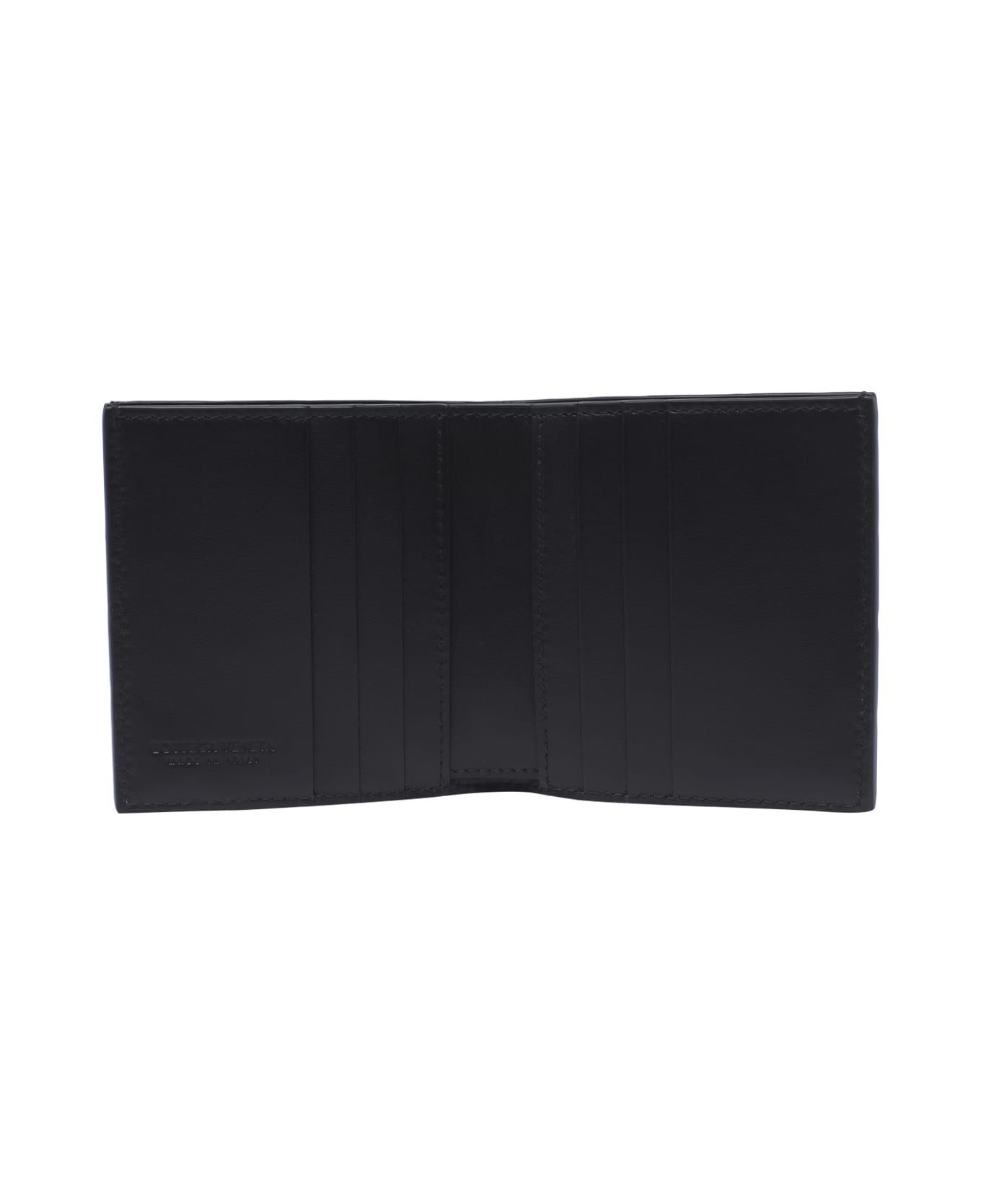 Bottega Veneta Intrecciato Slim Bi-fold Wallet - Black