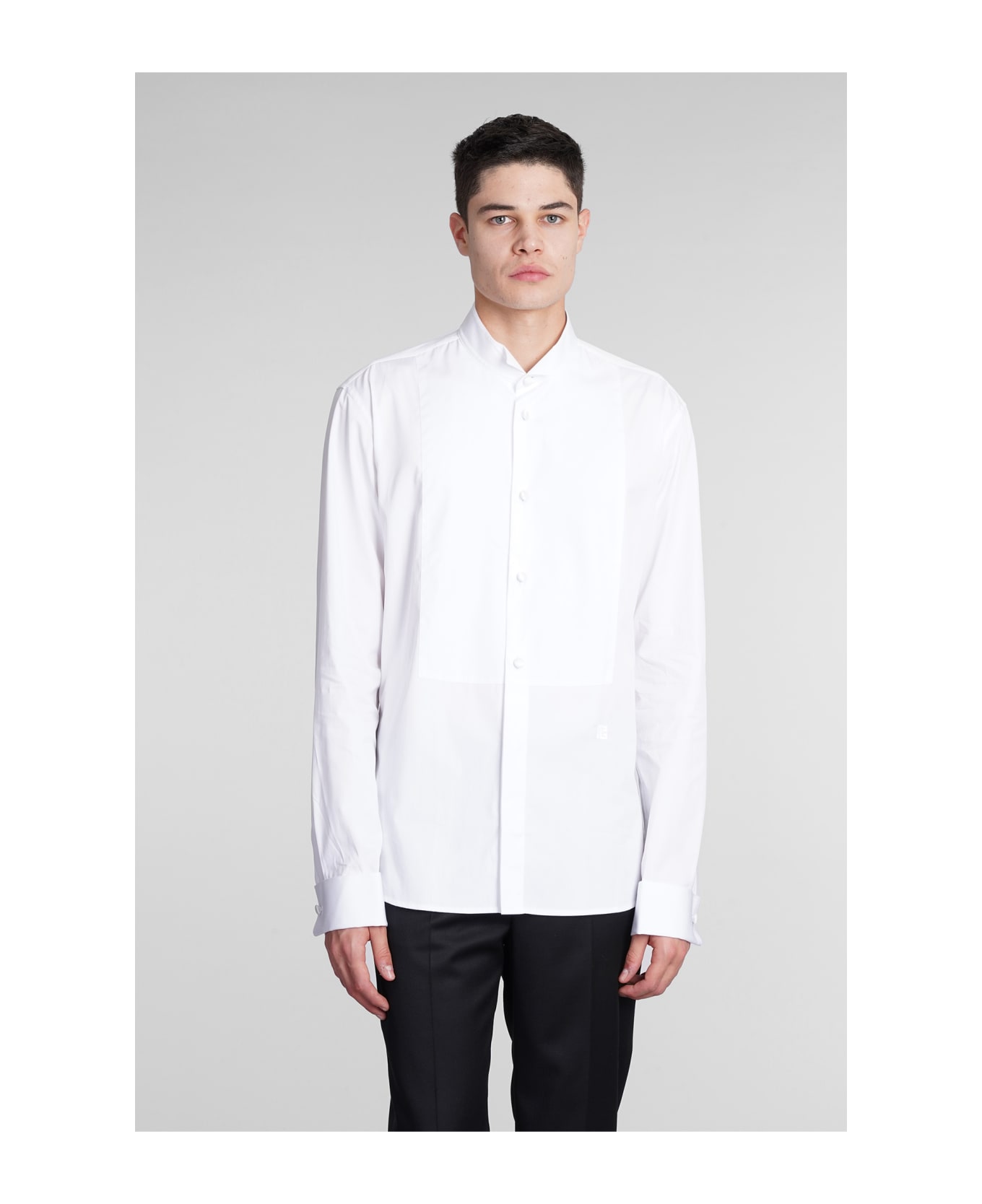 Balmain Shirt In White Origin - white