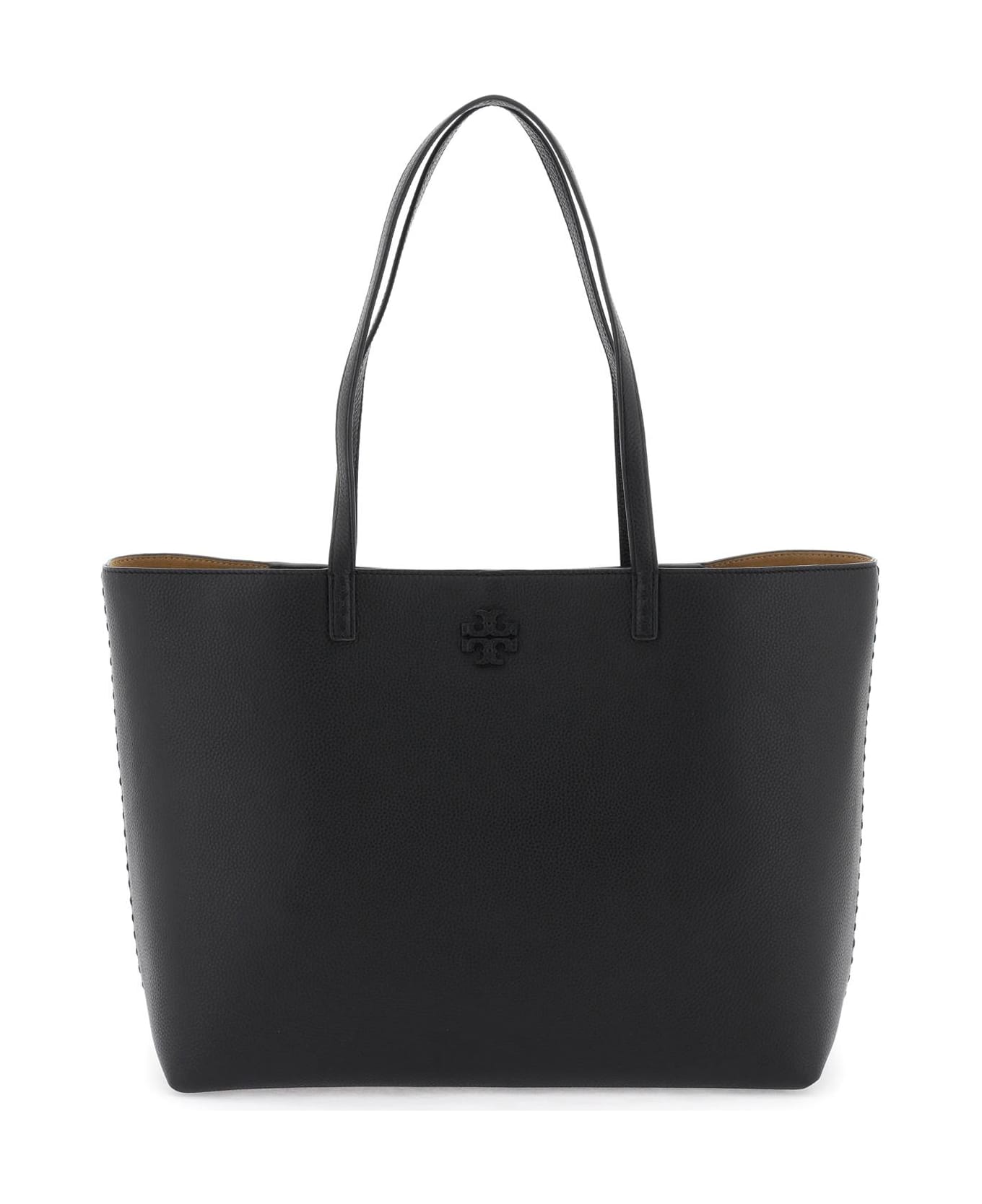 Tory Burch Mcgraw Leather Tote - Black トートバッグ