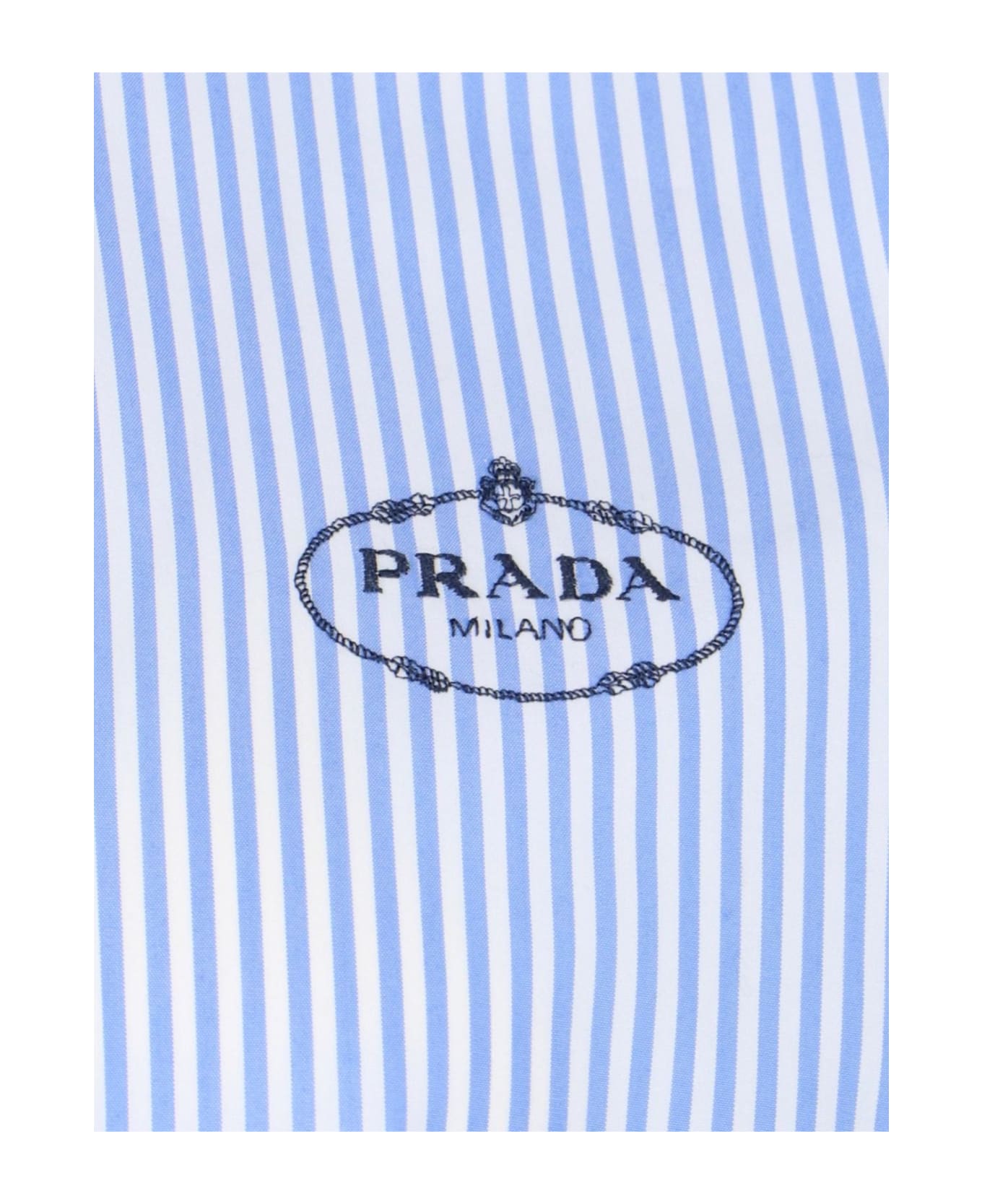 Prada Striped Shirt - Bianco Azzuro