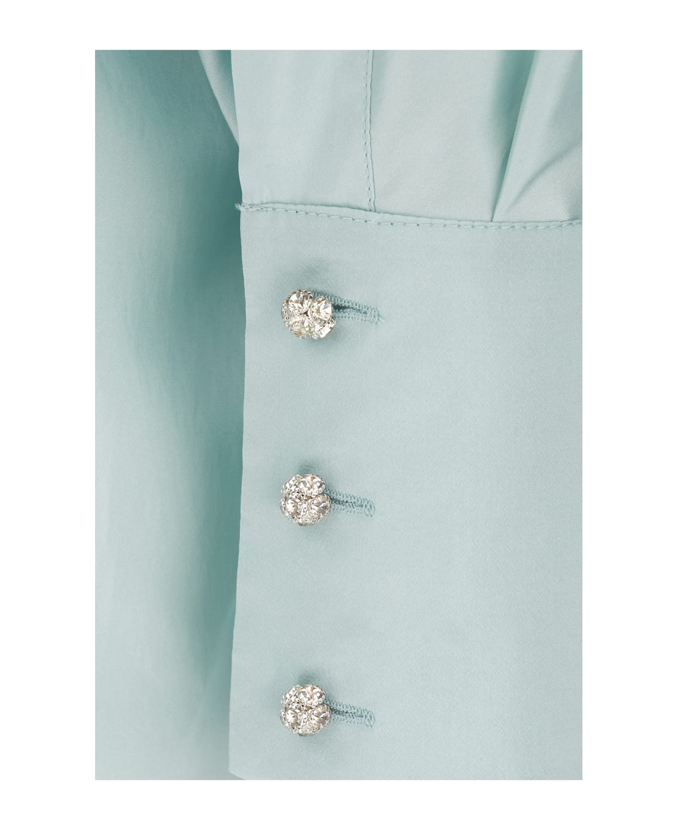 Max Mara Light Blue Polyester Blend Shirt - 004