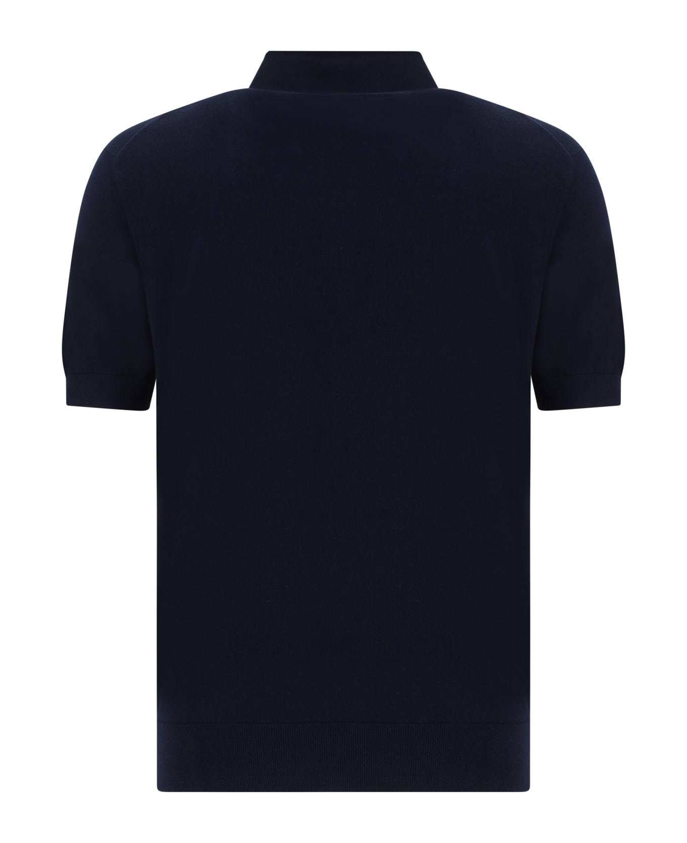 Zegna Polo Shirt - Blue Navy Unito