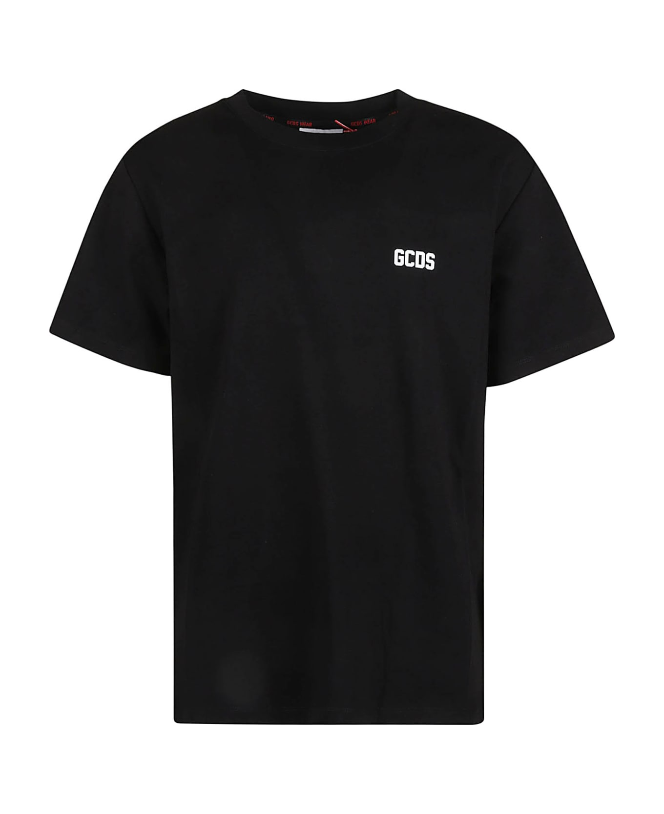 GCDS Chest Logo Regular T-shirt - Black