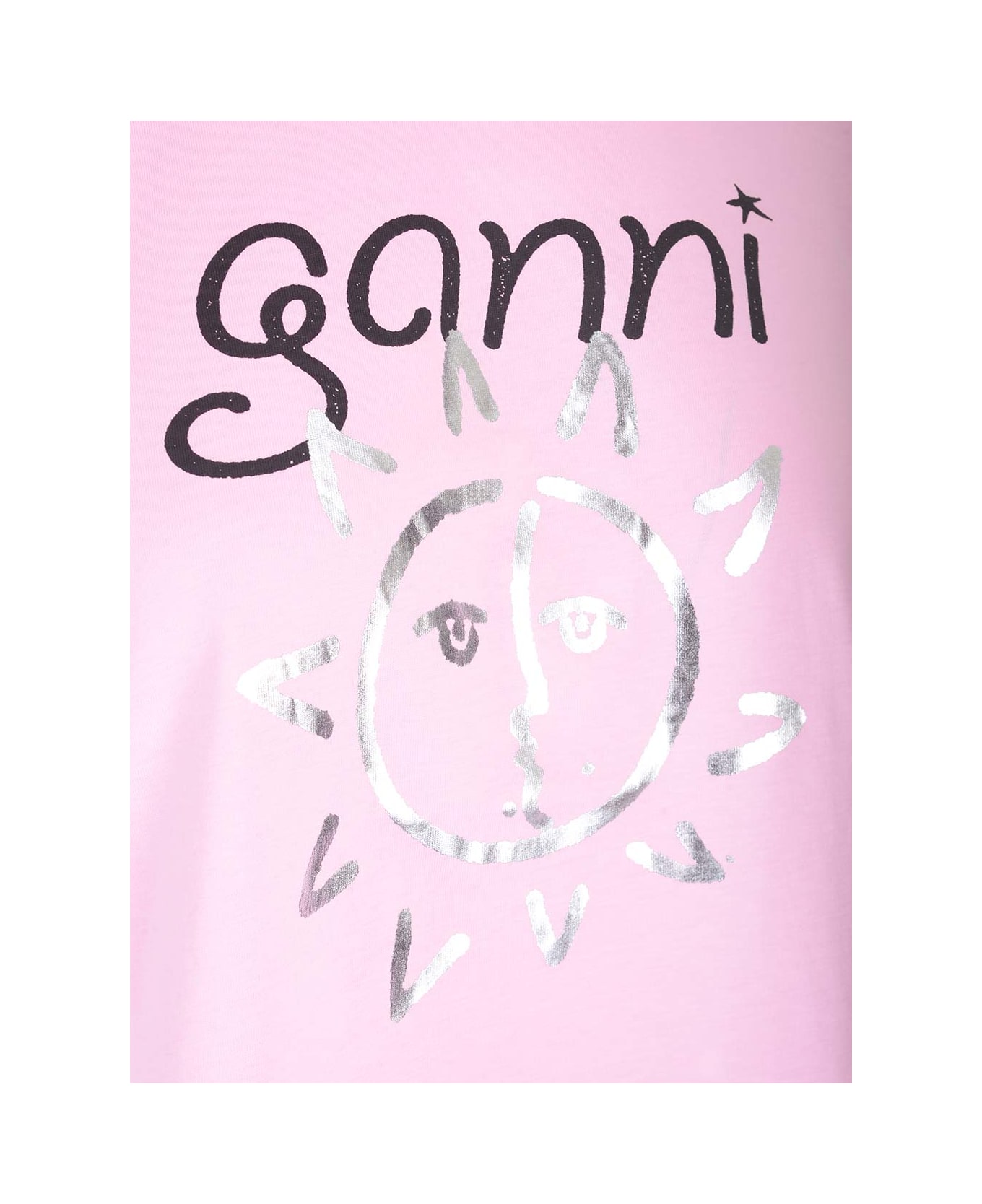 Ganni Relaxed Fit T-shirt - Lilac