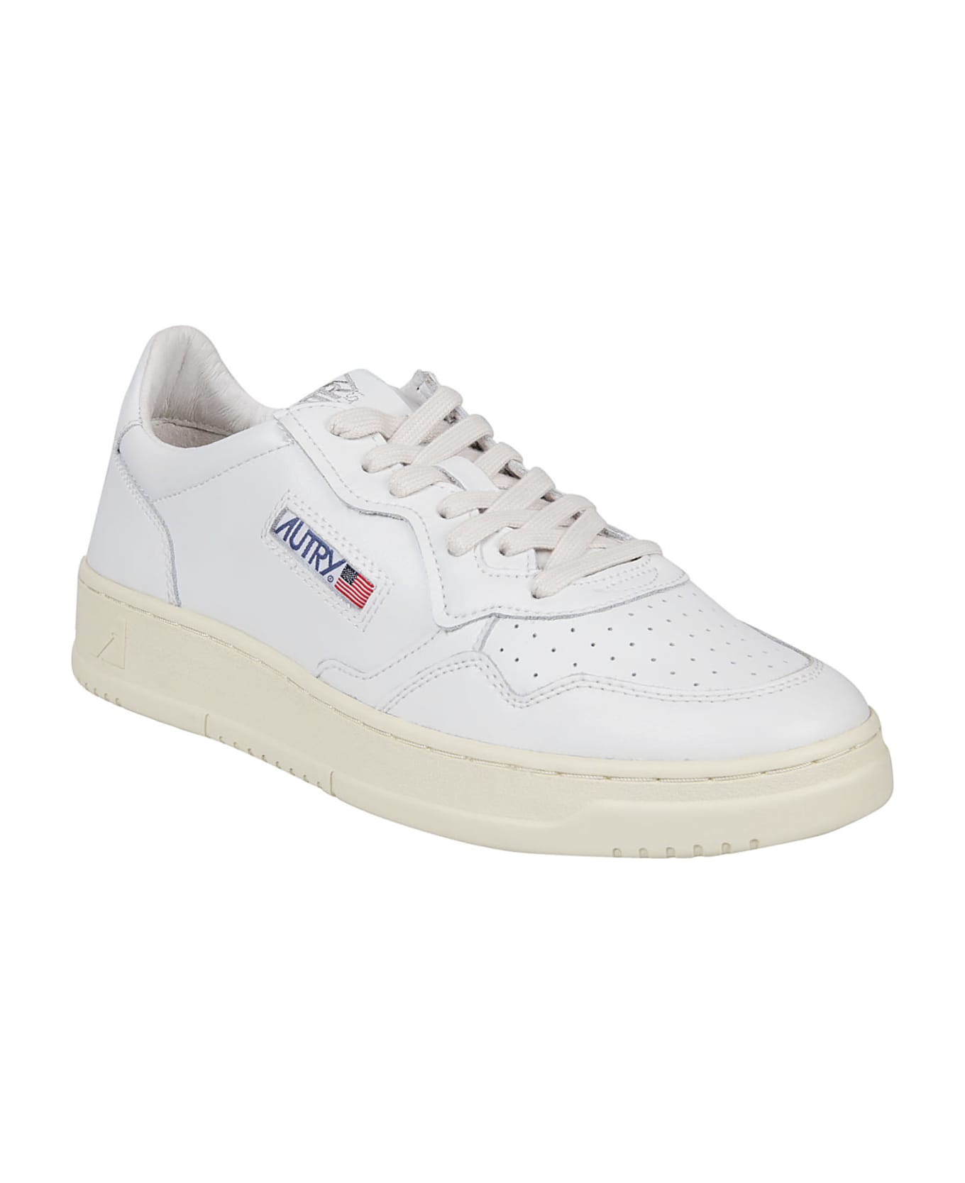 Autry Medalist Low Sneakers - White/white