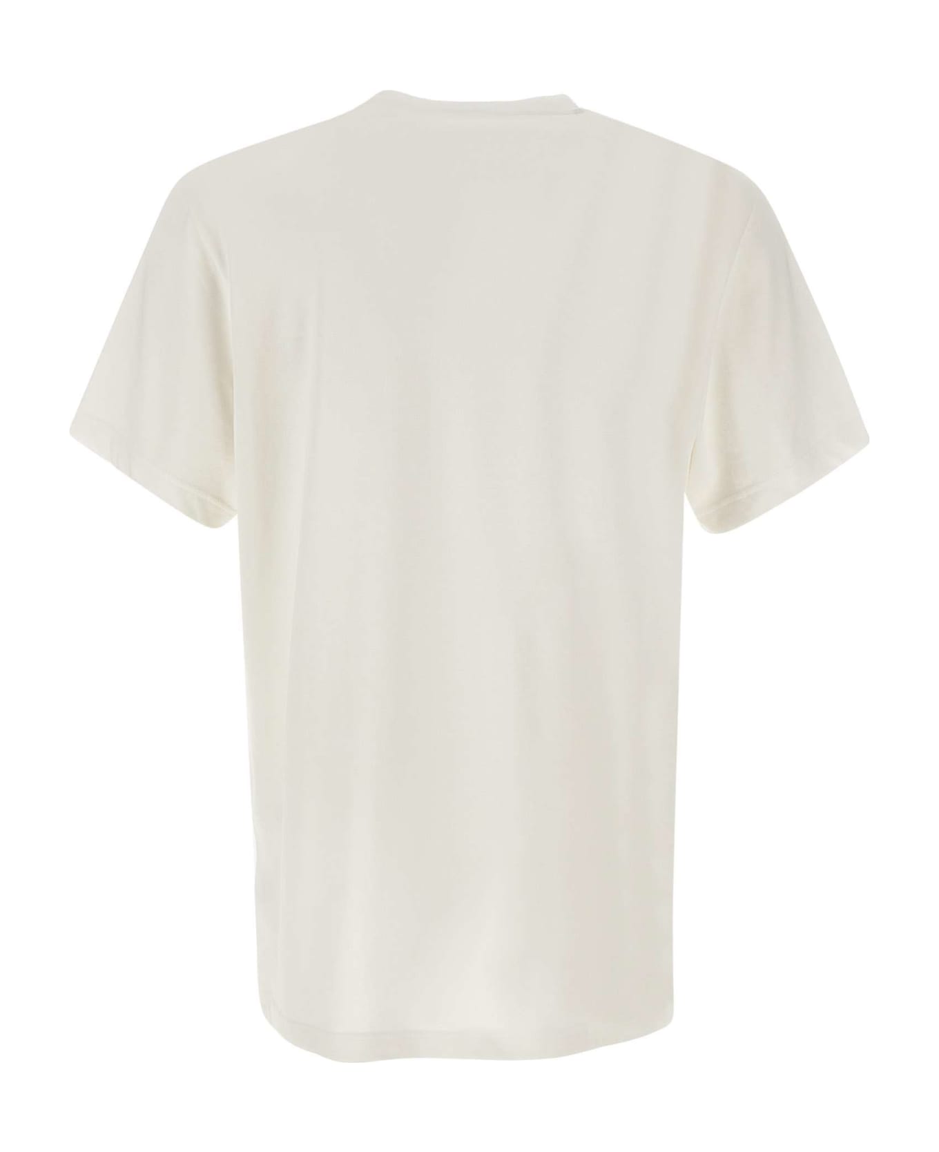 Lacoste Cotton T-shirt - WHITE シャツ