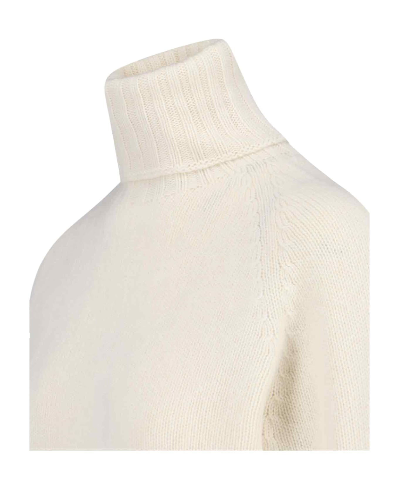 Ma'ry'ya Turtle-neck Sweater - Cream