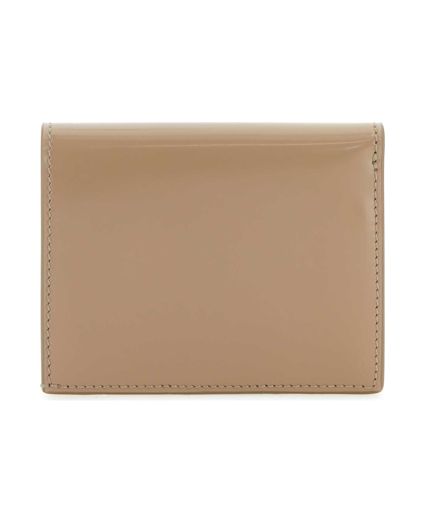Ferragamo Beige Leather Wallet - BEIGE